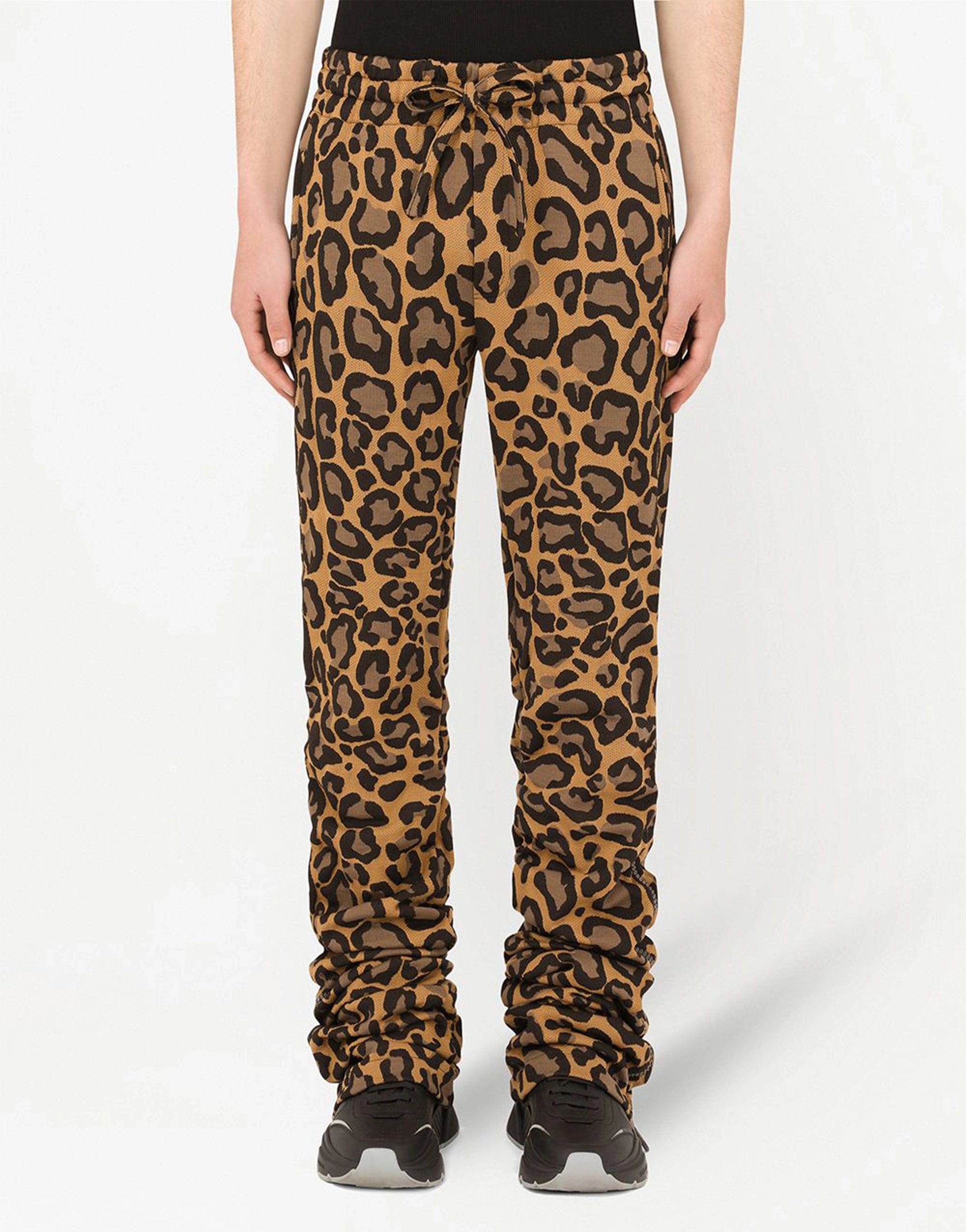 Dolce & Gabbana Leopard-print Drawstring Pants