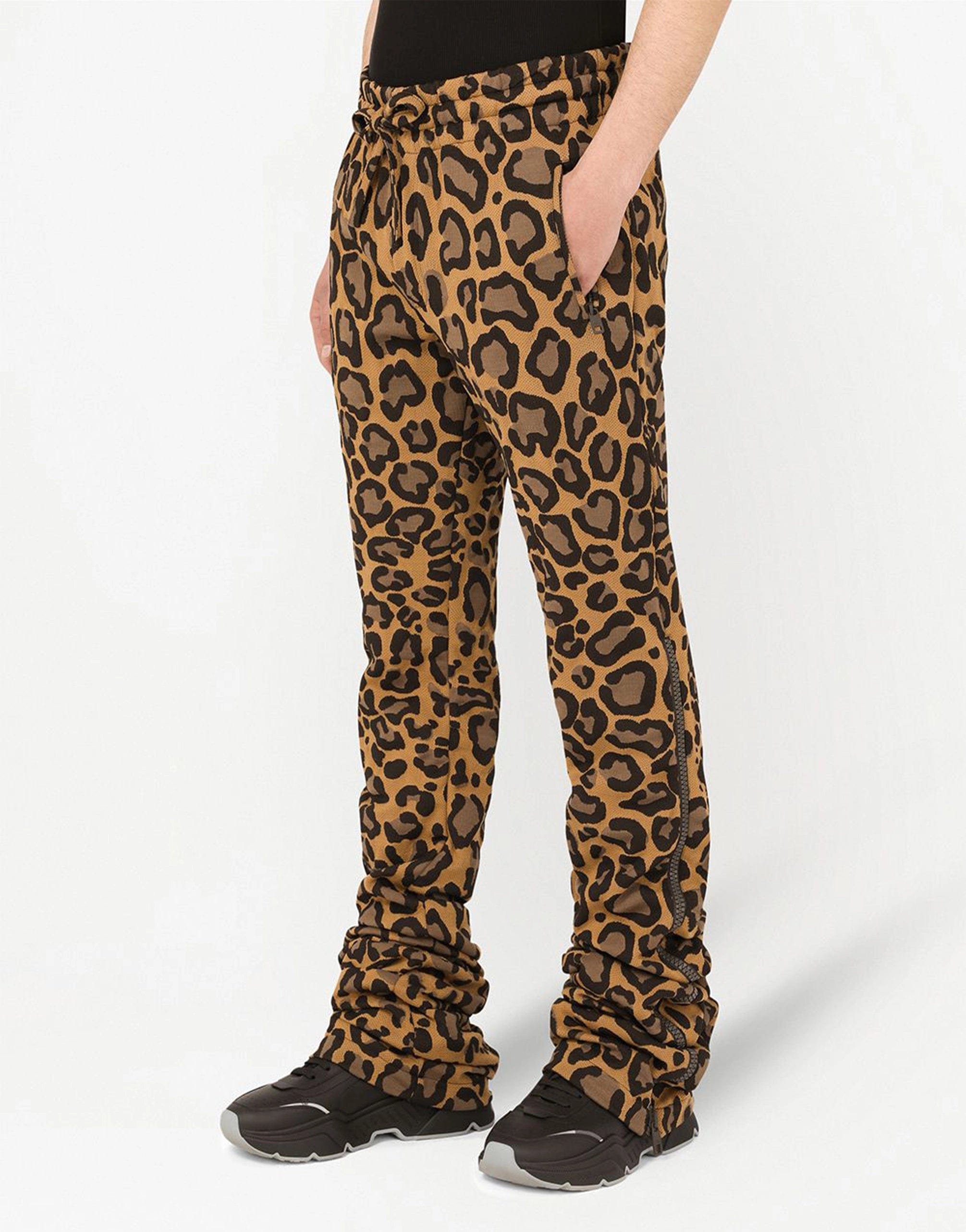 Dolce & Gabbana Leopard-print Drawstring Pants