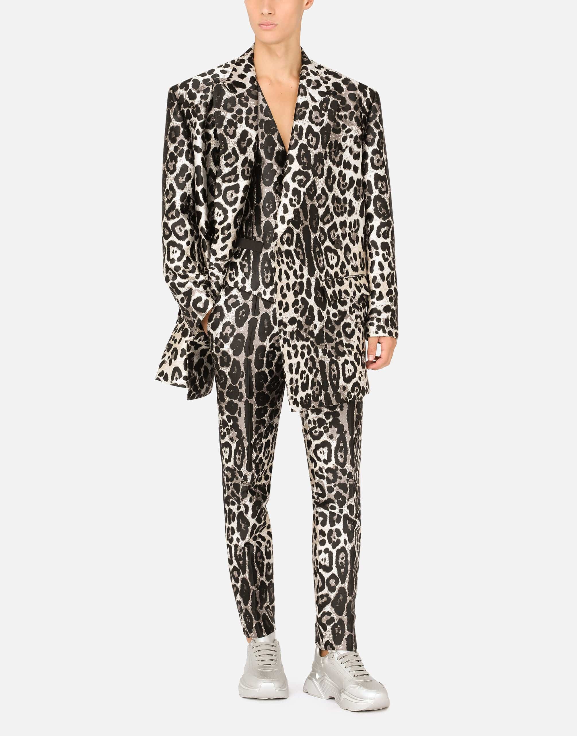 Dolce & Gabbana Leopard-Print Jacquard Vest