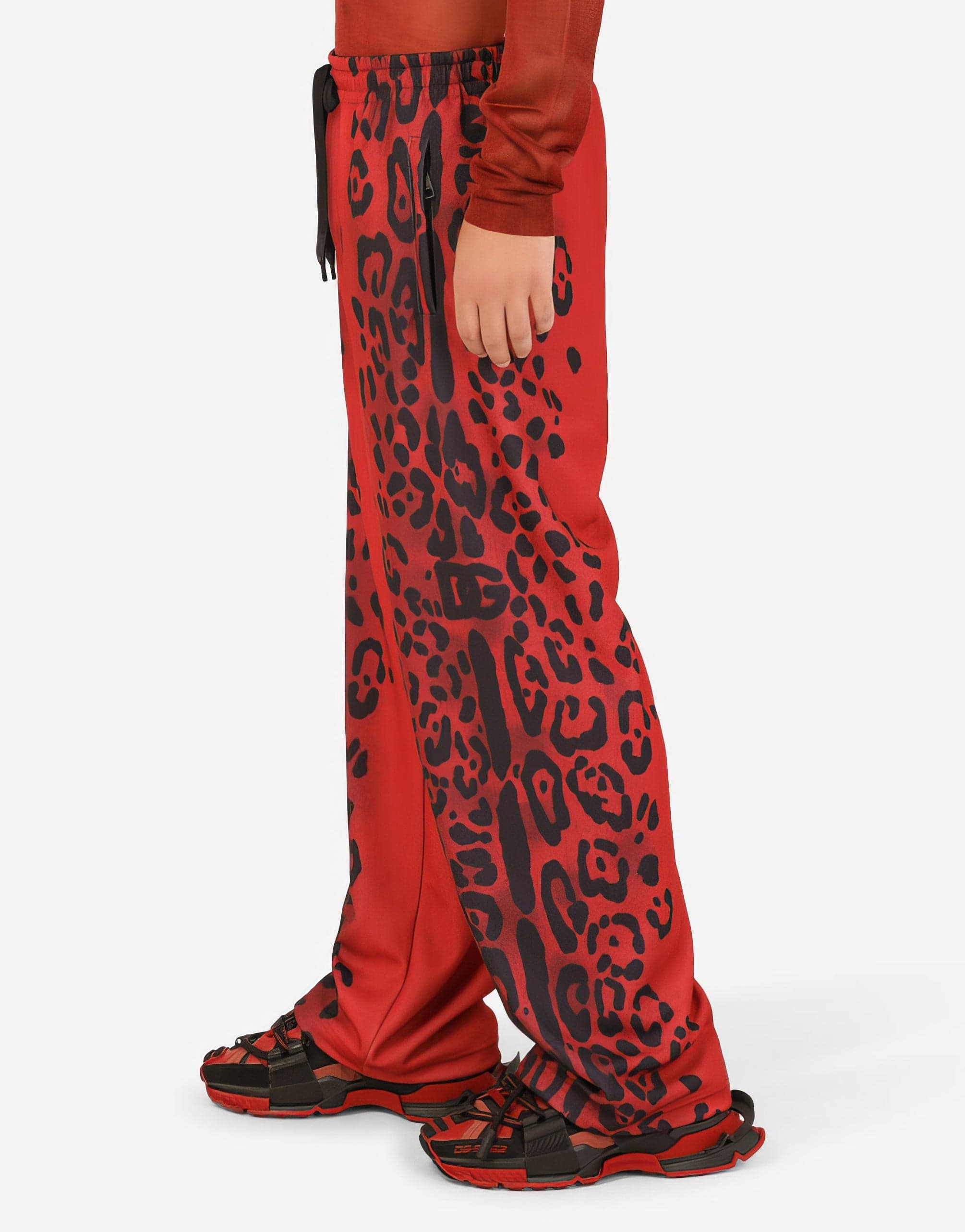 Dolce & Gabbana Leopard-Print Jogging Pants