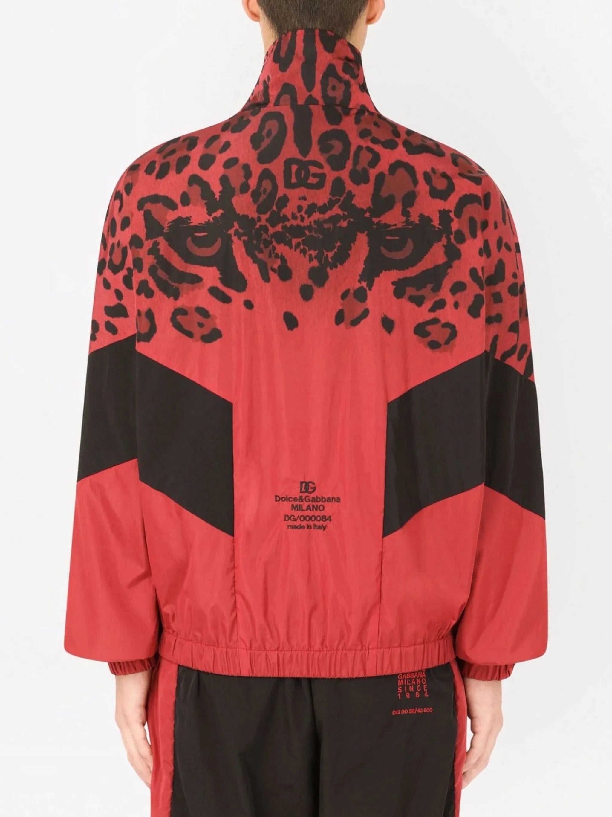 Dolce & Gabbana Leopard-Print Panelled Jacket