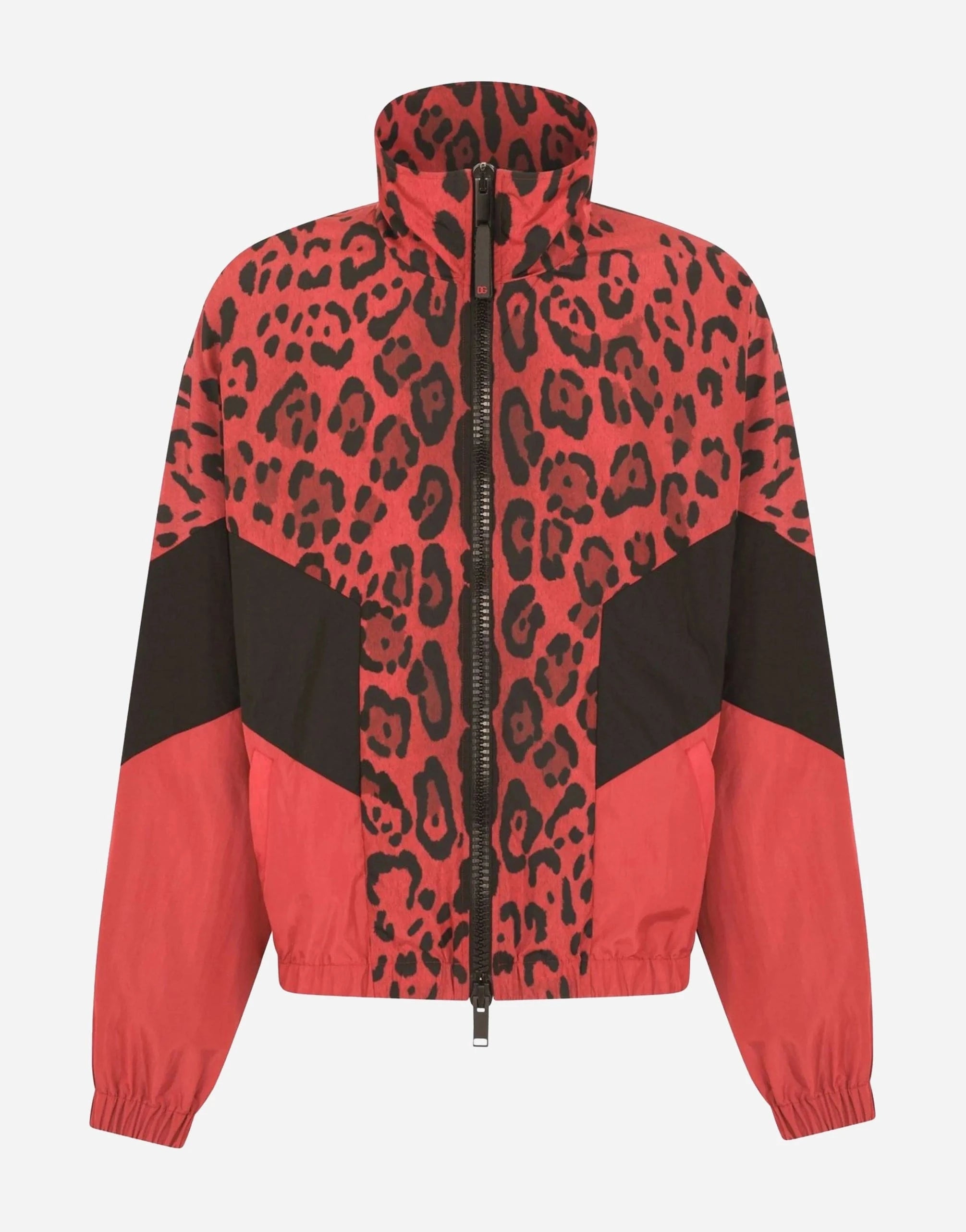 Dolce & Gabbana Leopard-Print Panelled Jacket