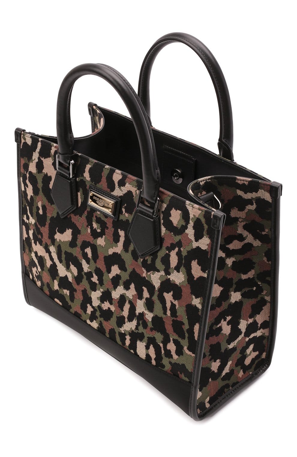 Dolce & Gabbana Leopard-Print Shopper Tote