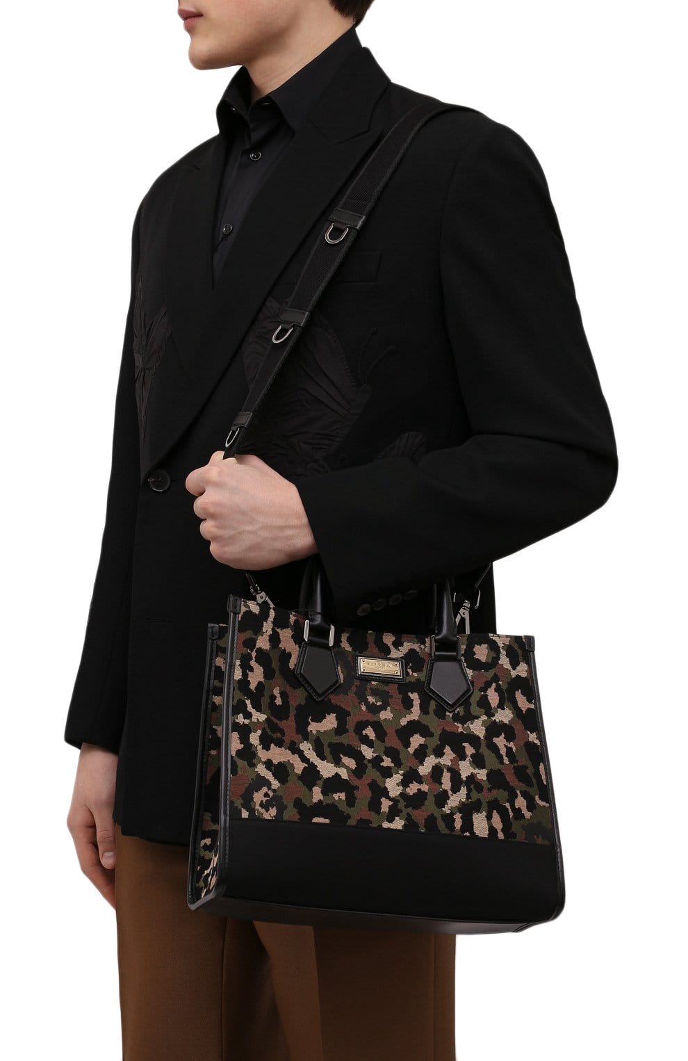 Dolce & Gabbana Leopard-Print Shopper Tote