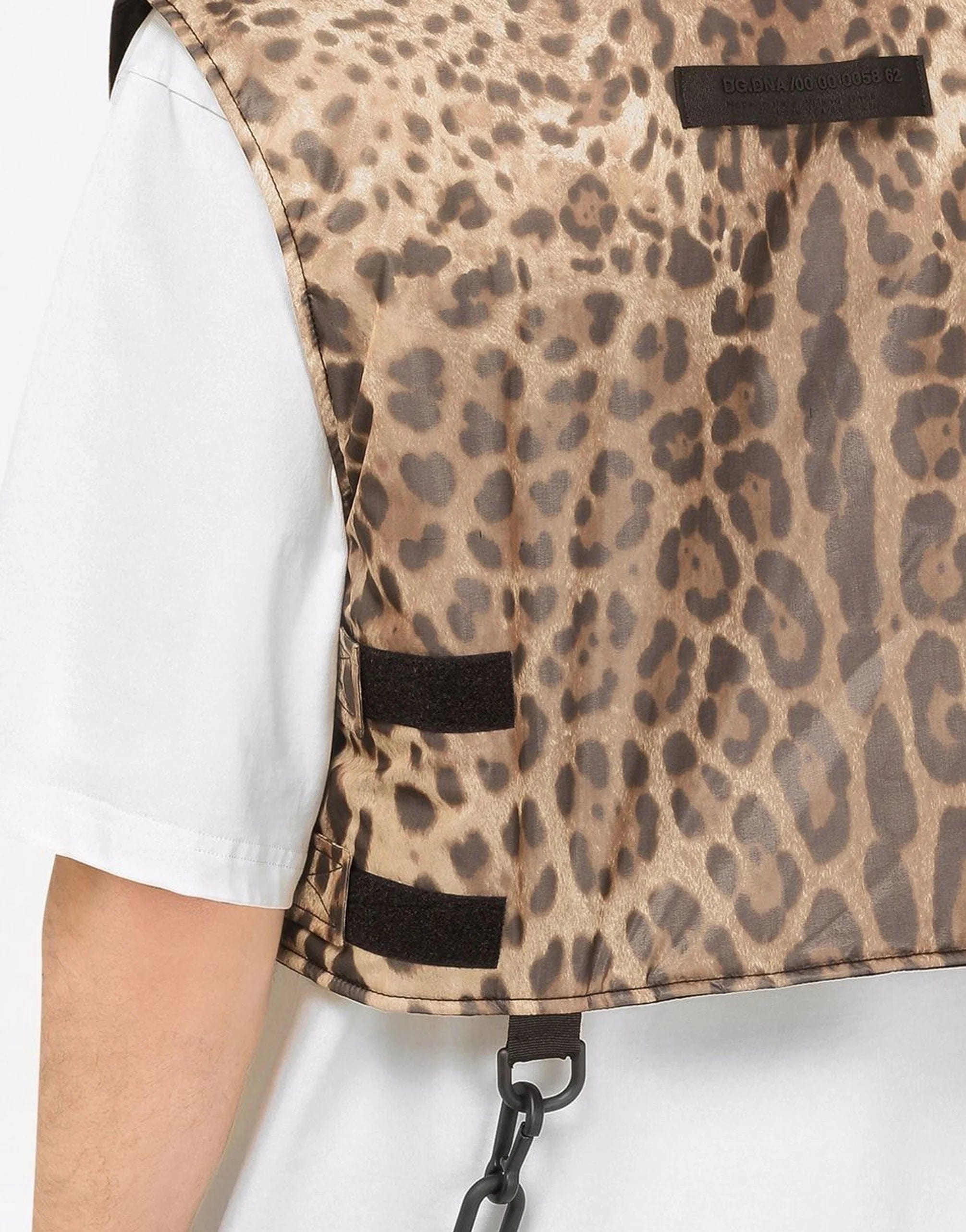 Dolce & Gabbana Leopard-Print Silk Vest