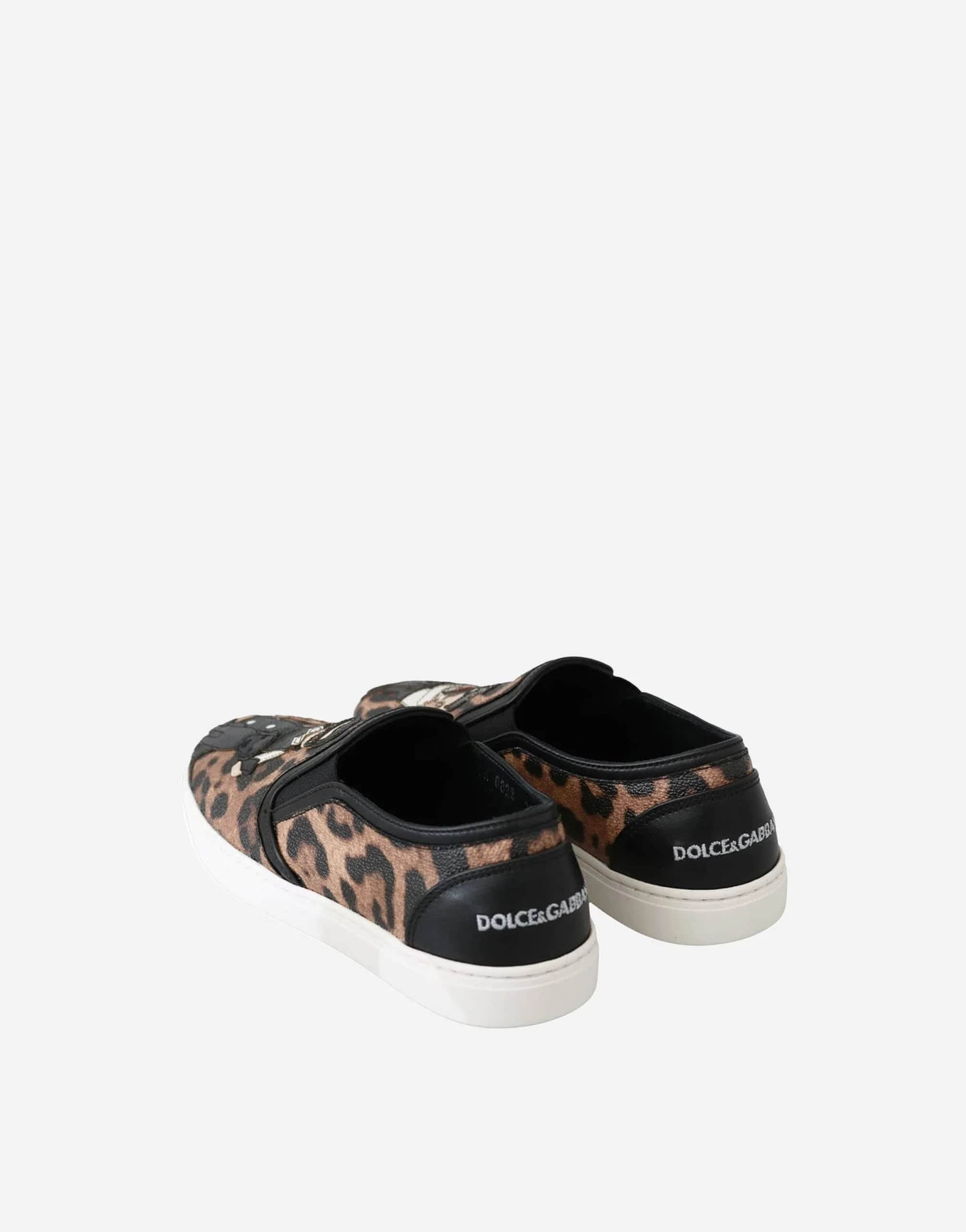 Dolce & Gabbana Sneakers mit Leopardenmuster