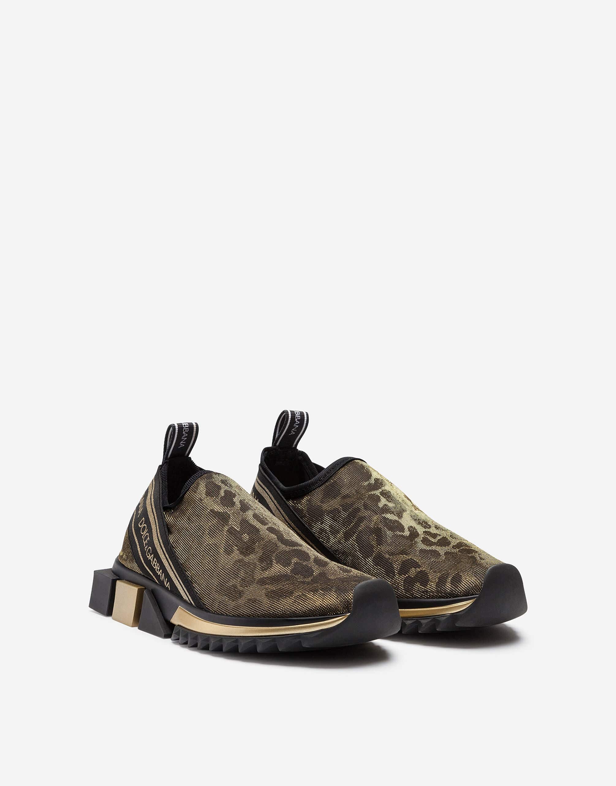 Dolce & Gabbana Leopard Print Sorrento Sneakers