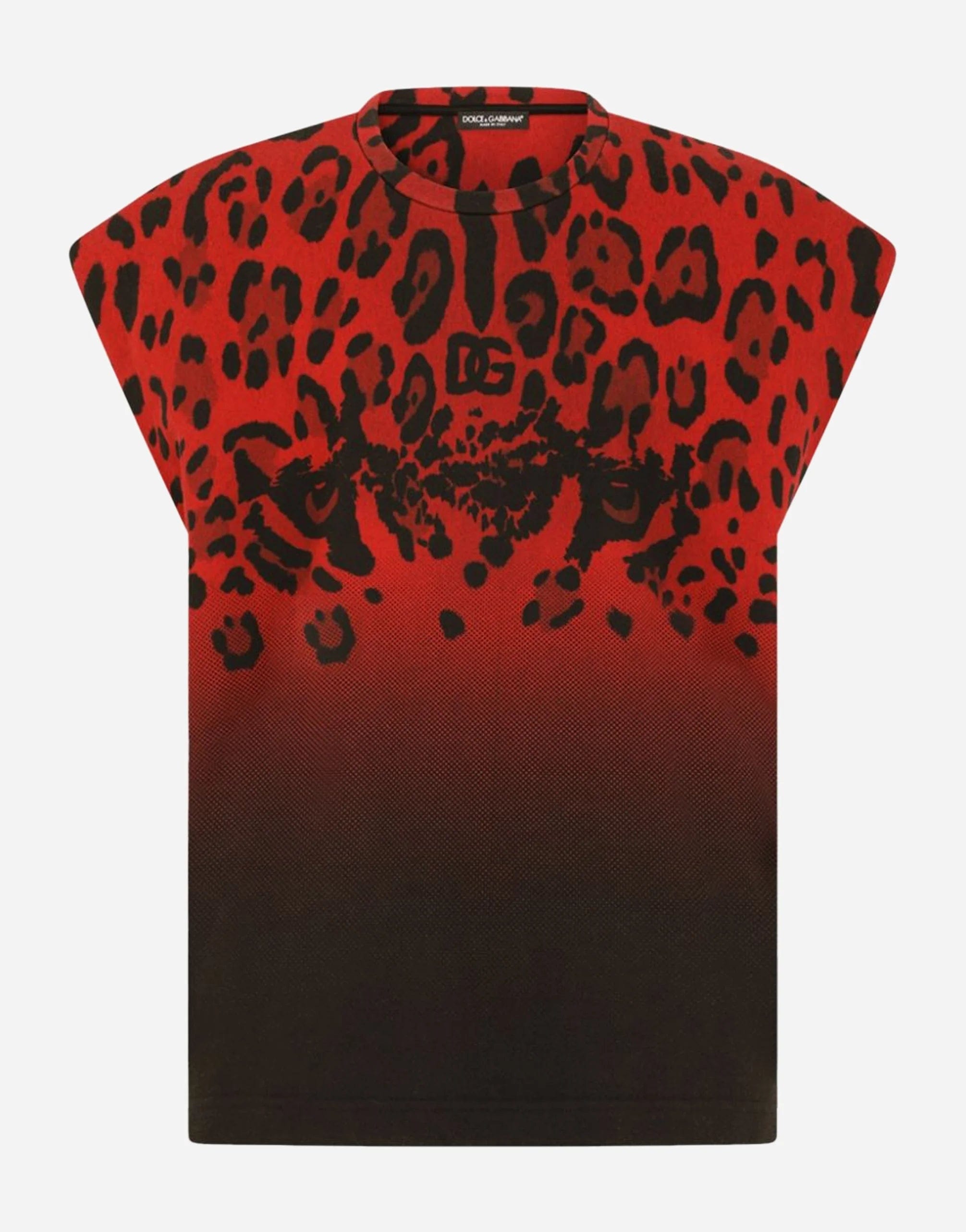 Dolce & Gabbana Leopard Print Tank Top