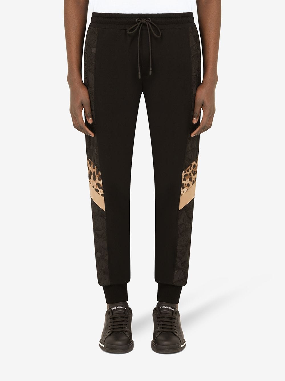 Dolce & Gabbana Leopard Print Track Pants