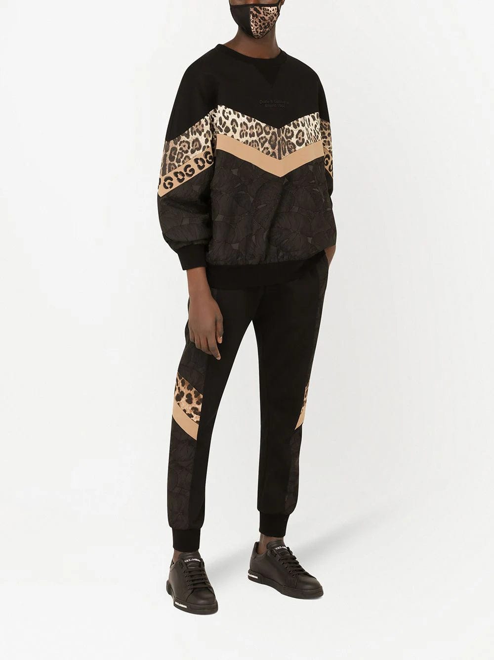 Dolce & Gabbana Leopard Print Track Pants