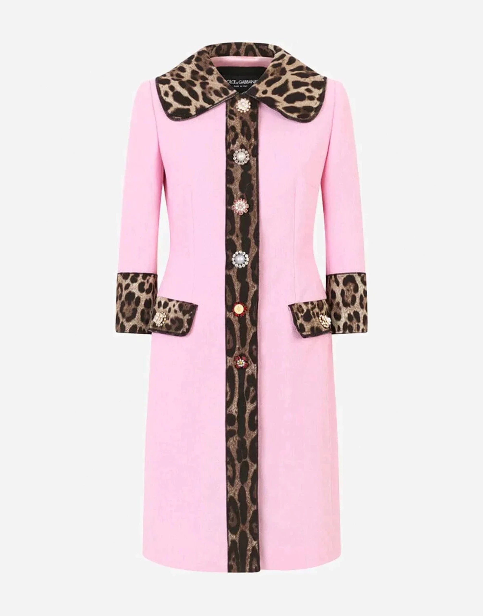 Dolce & Gabbana ヒョウ柄トレンチコート Dolce & Gabbana ヒョウ柄のトレンチコート | Sendegaro JP