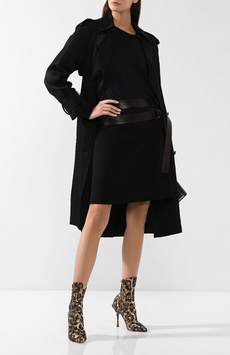 Stivaletti con paillettes leopardati - alternate view