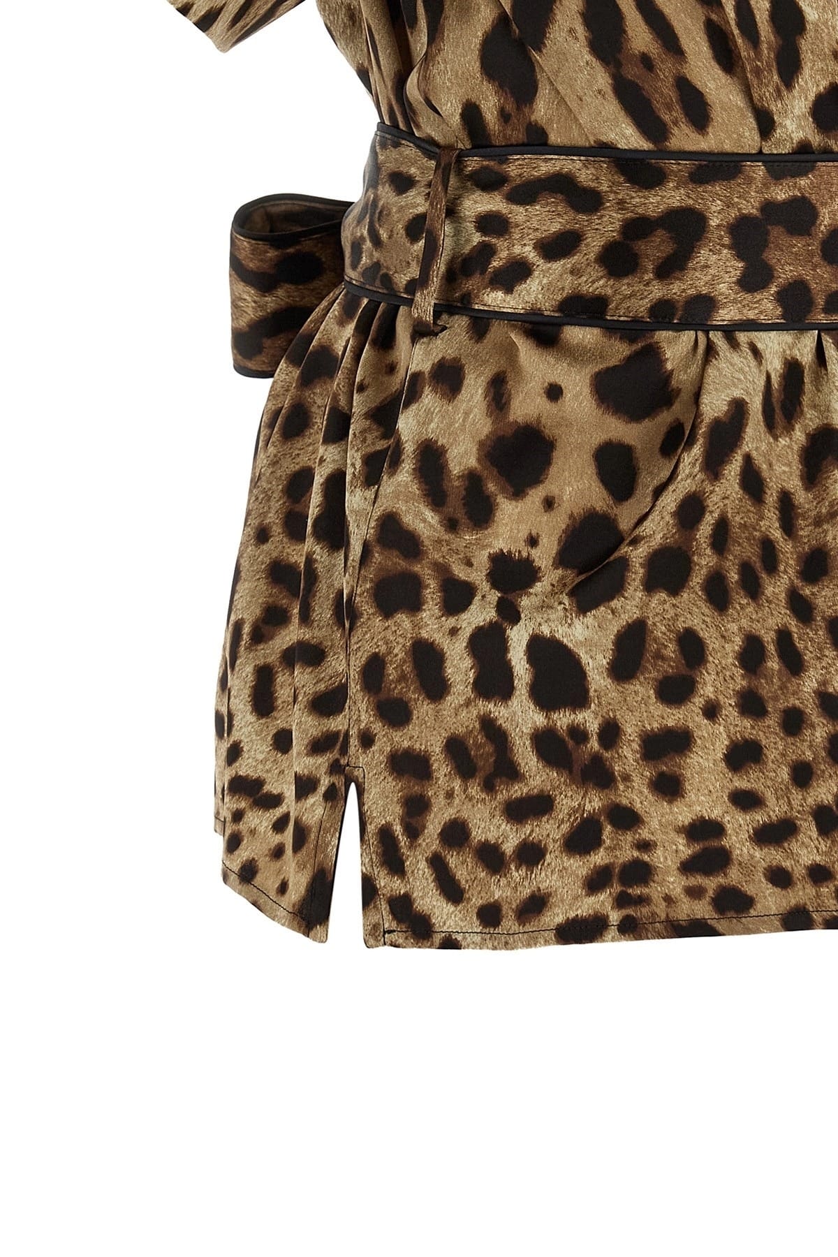 Dolce & Gabbana Dolce & Gabbana Leopard Silk Shirt