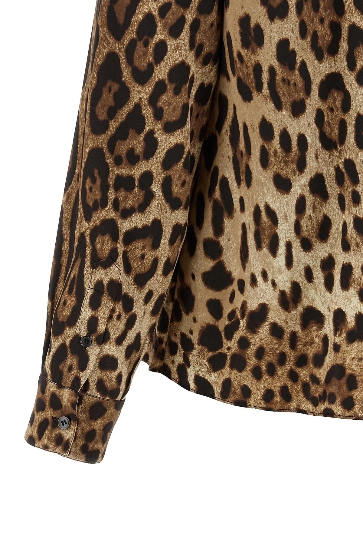 Dolce & Gabbana Dolce & Gabbana Leopardo Print Satin Shirt