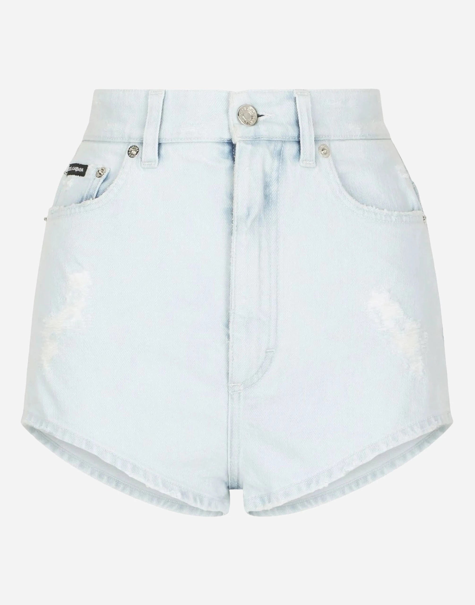 Dolce & Gabbana Light Blue Denim Shorts