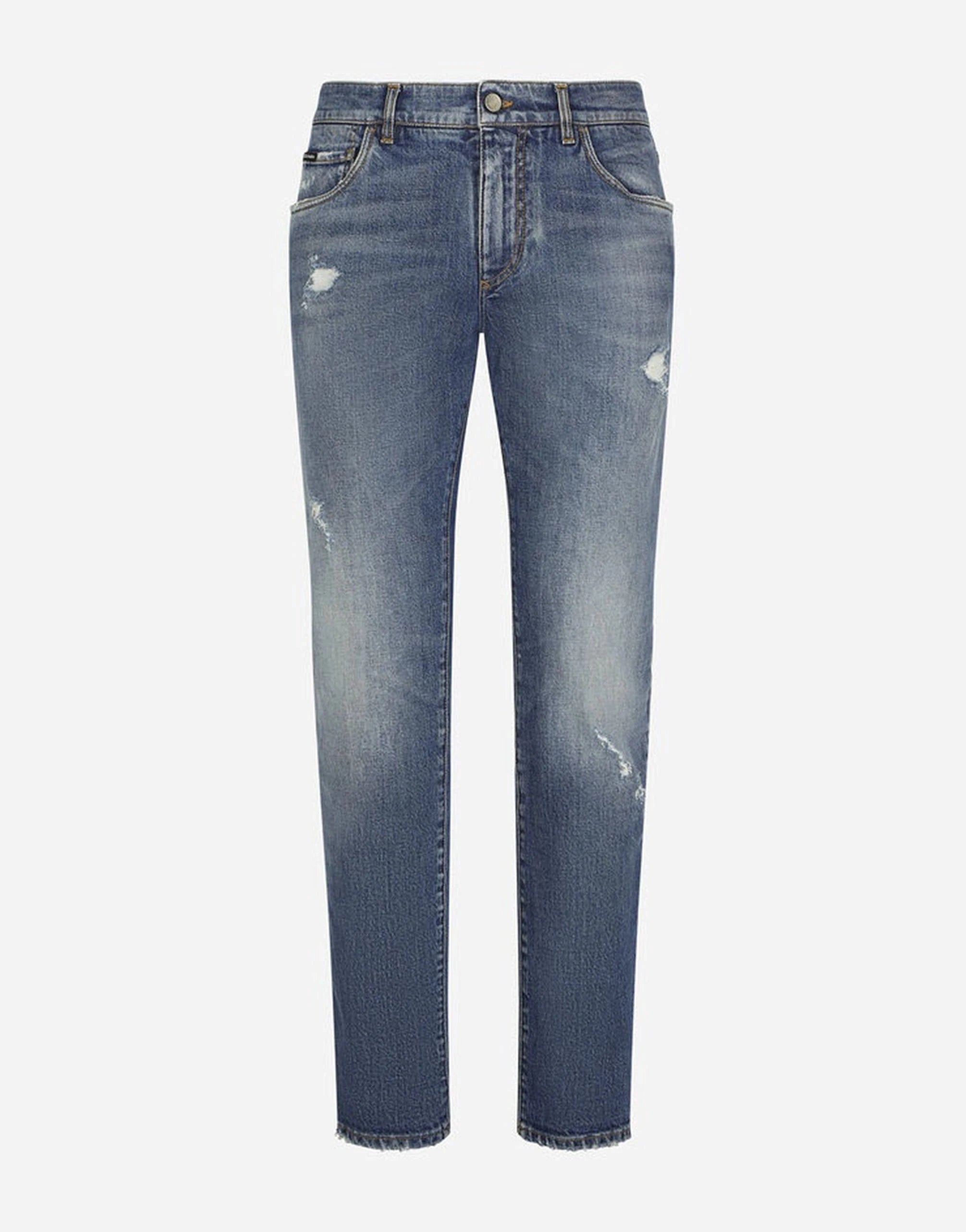 Dolce & Gabbana Light Blue Slim-Fit Jeans