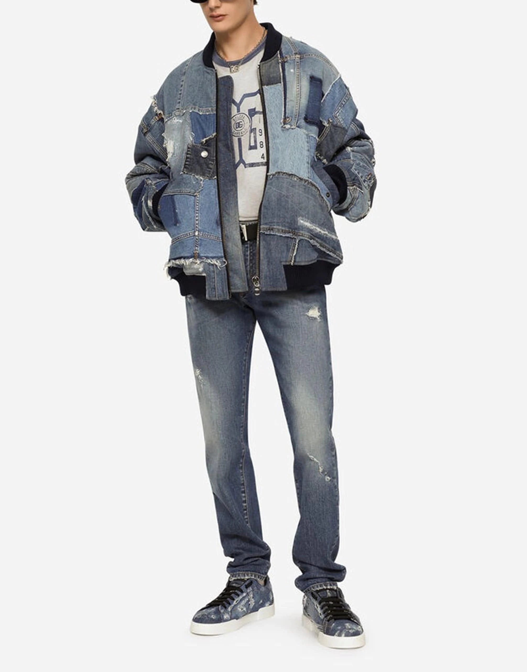 Dolce & Gabbana Light Blue Slim-Fit Jeans