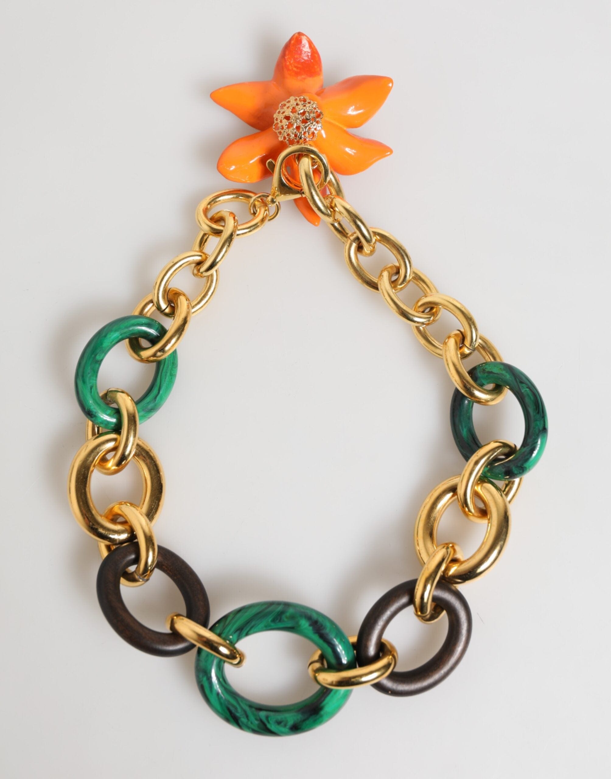 Dolce & Gabbana Lily-Embellished Necklace