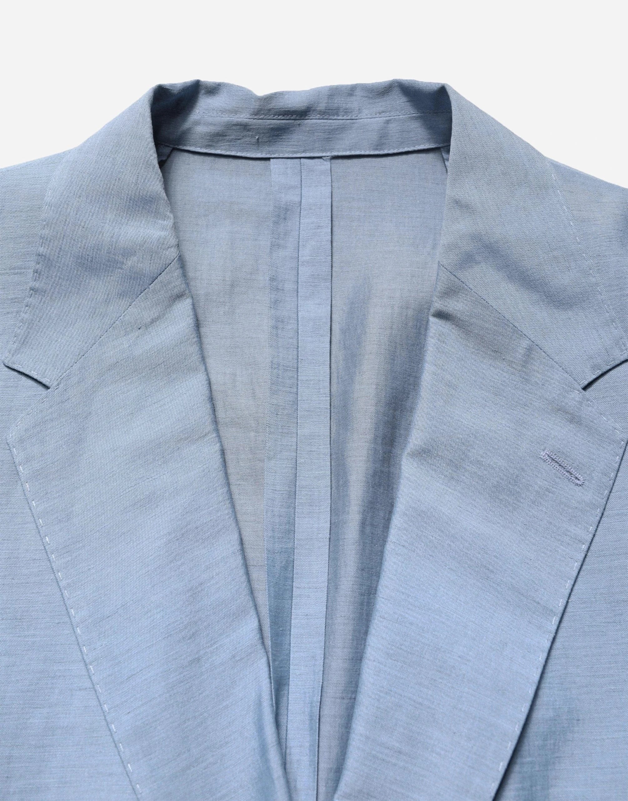 Dolce & Gabbana Linen-Blend Single Breasted Blazer