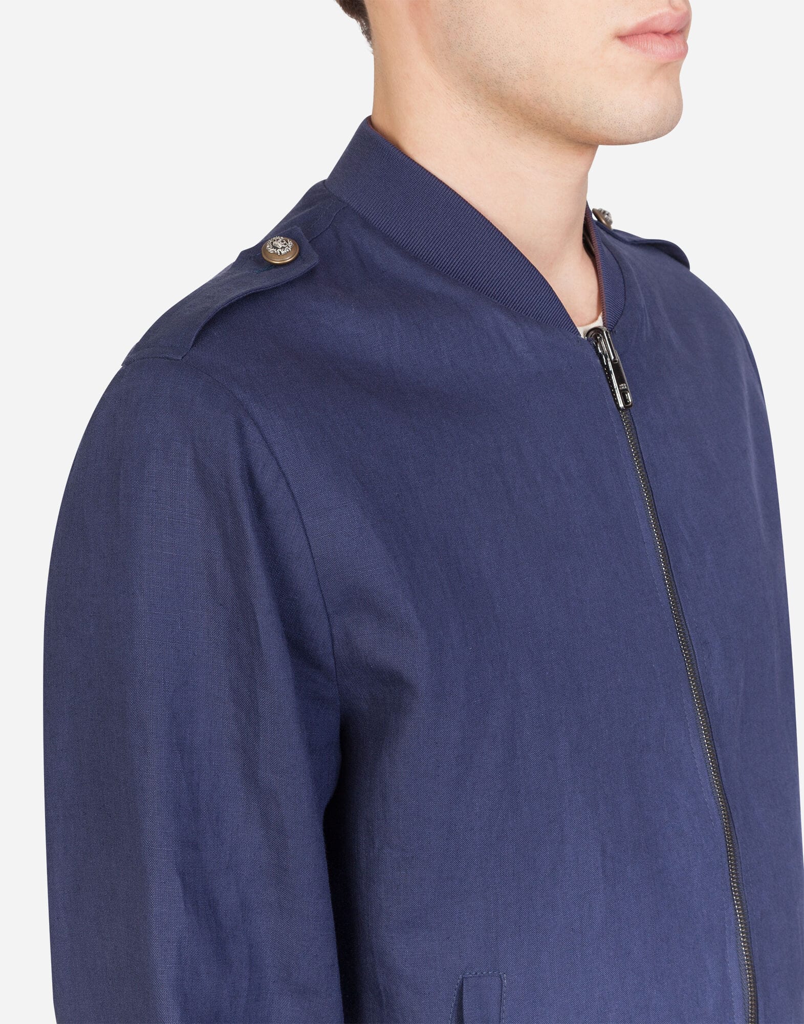 Dolce & Gabbana Dolce & Gabbana Linen Bomber Jacket