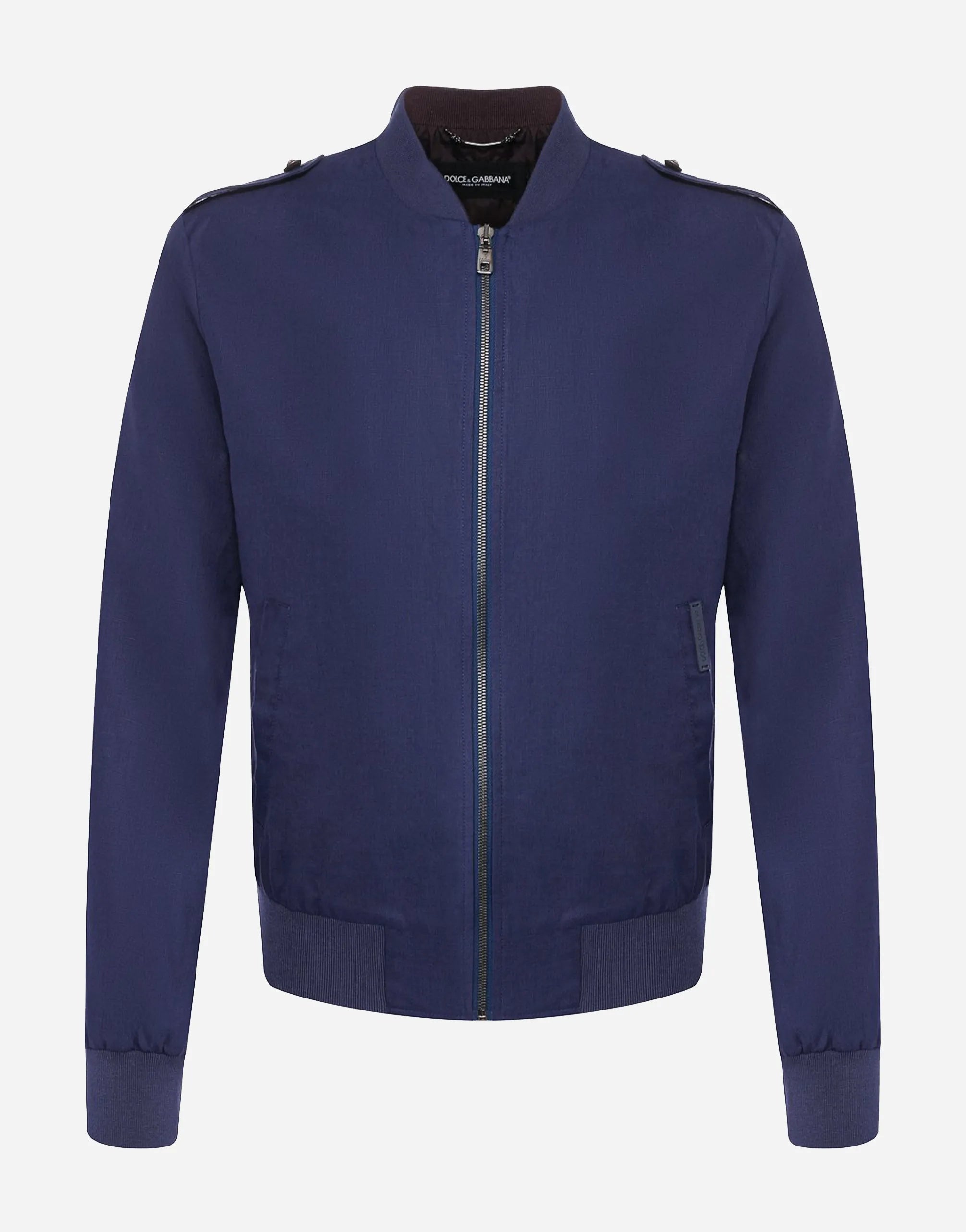 Dolce & Gabbana Dolce & Gabbana Linen Bomber Jacket