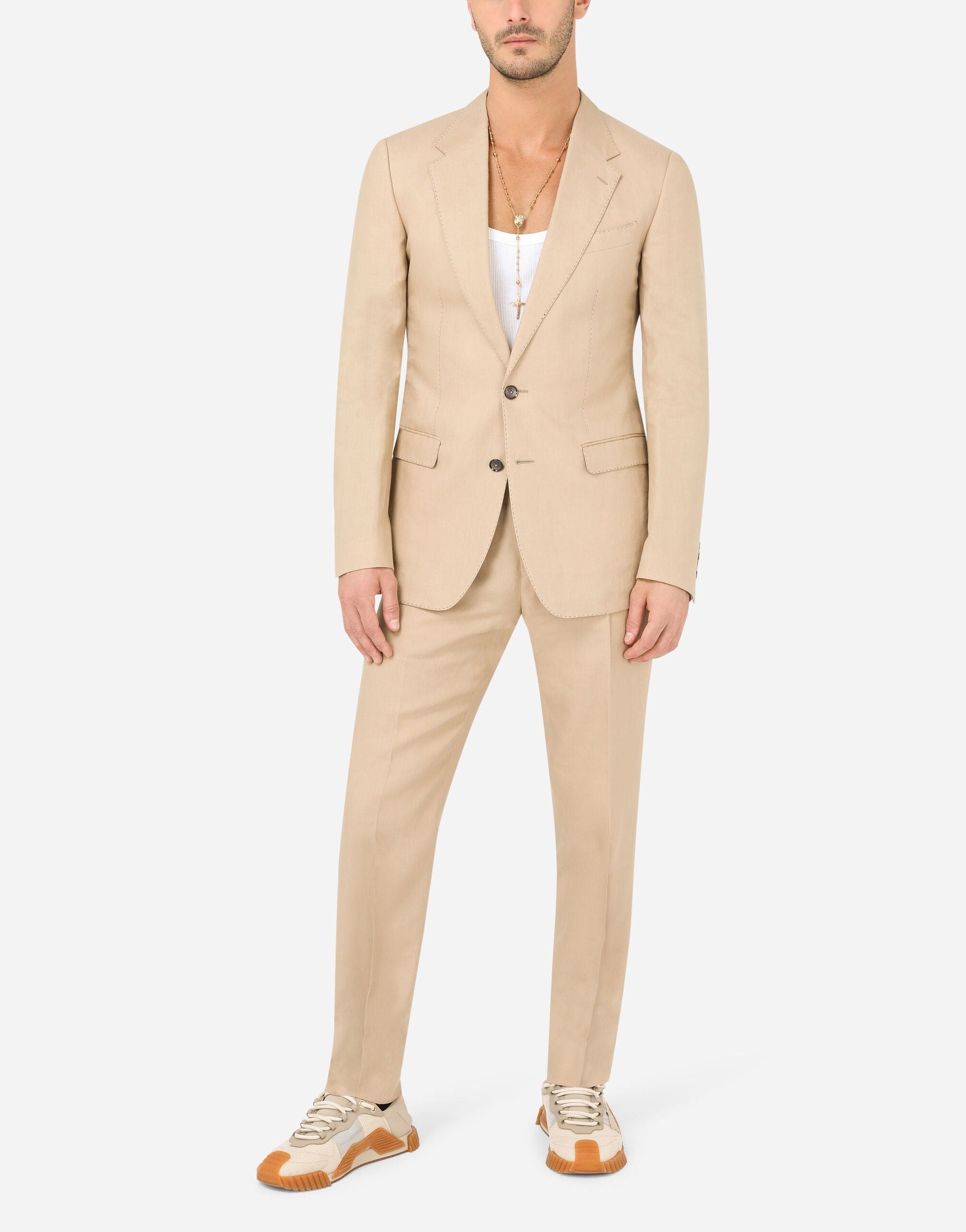 Dolce & Gabbana Linen Taormina-Fit Suit