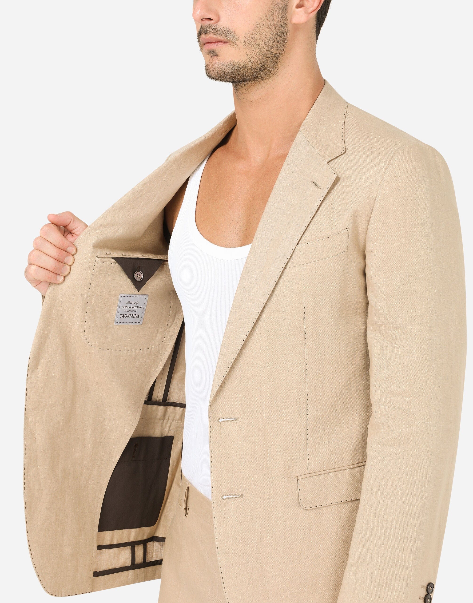 Dolce & Gabbana Linen Taormina-Fit Suit