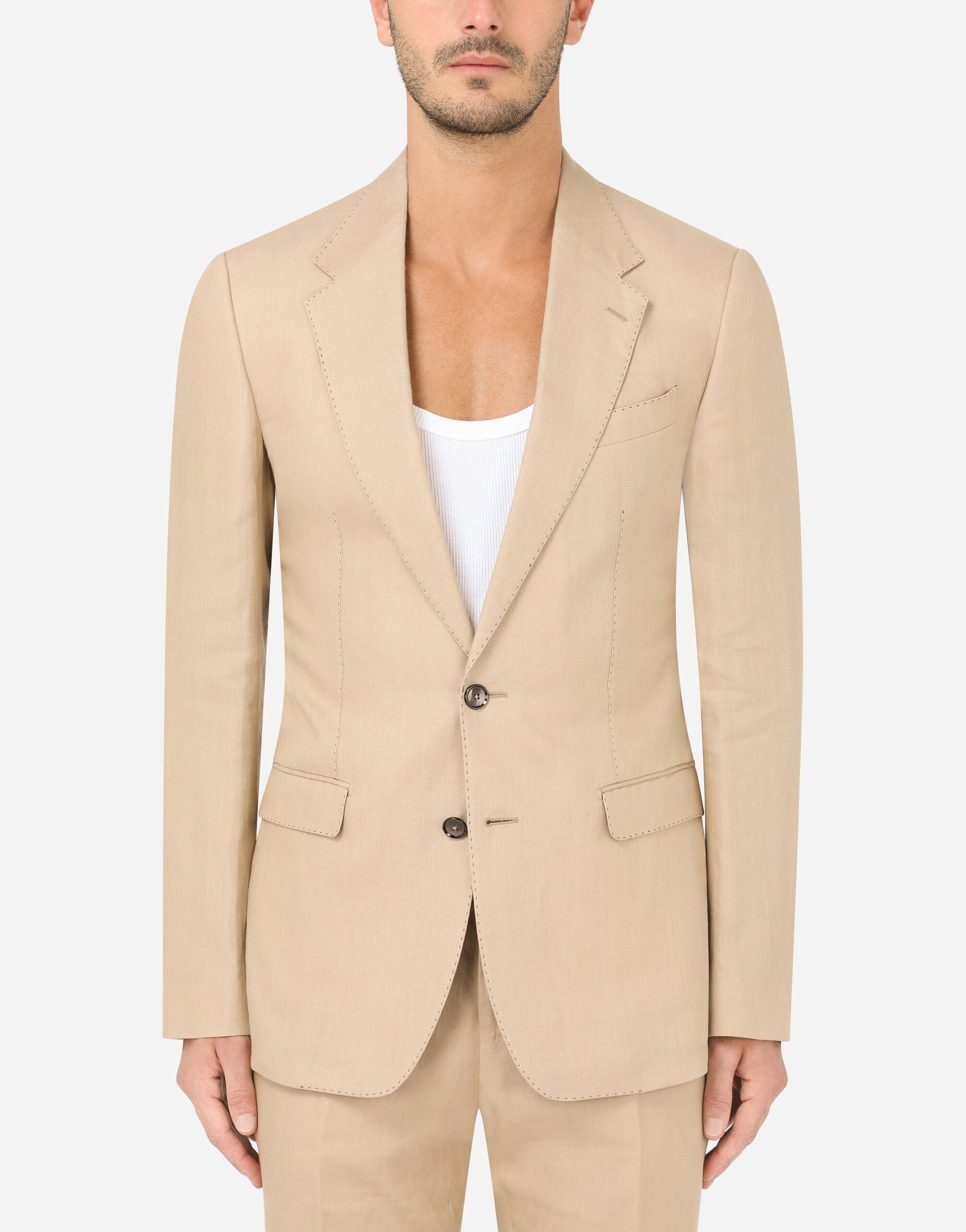 Dolce & Gabbana Linen Taormina-Fit Suit