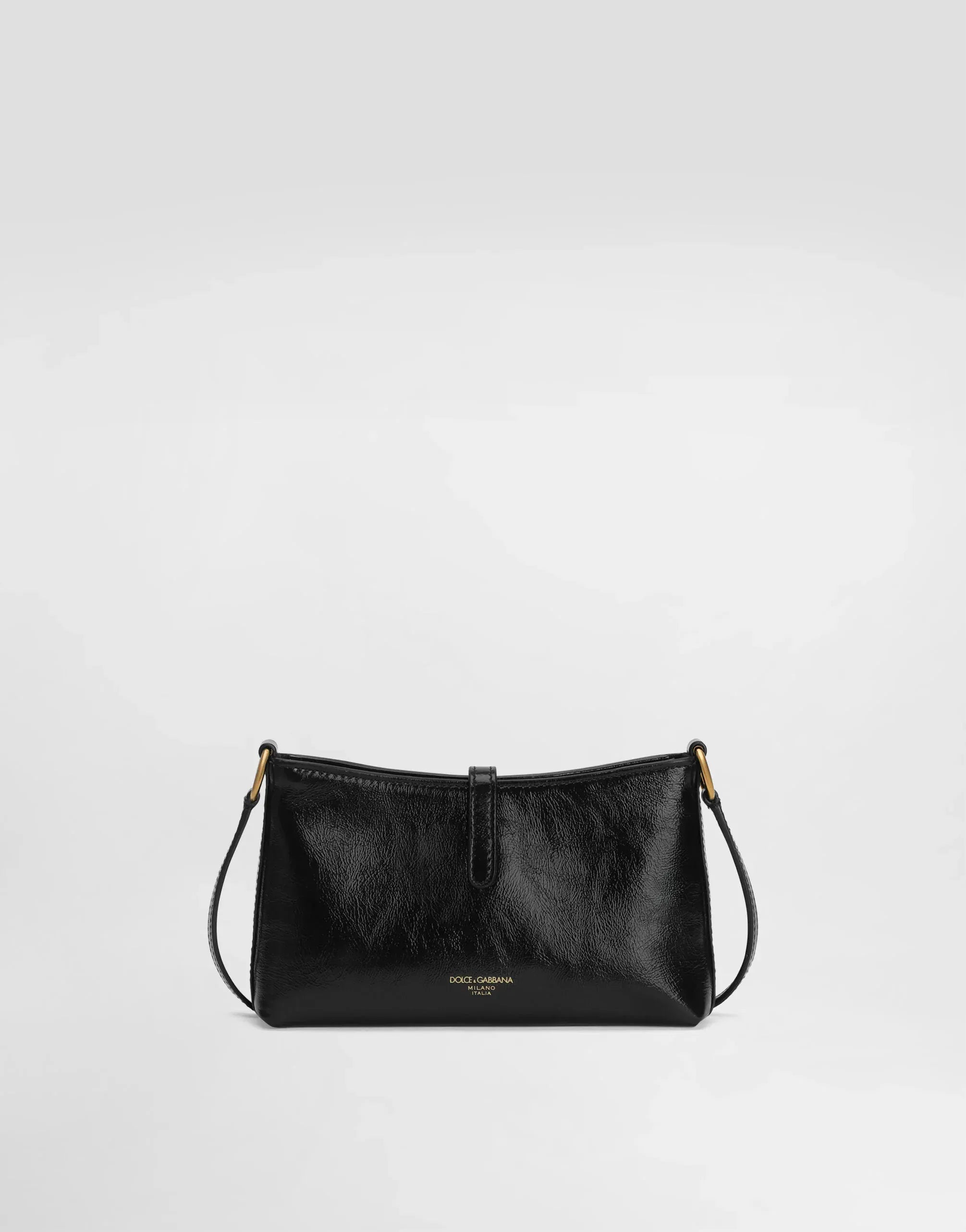 Dolce & Gabbana Lock Leather Shoulder Bag