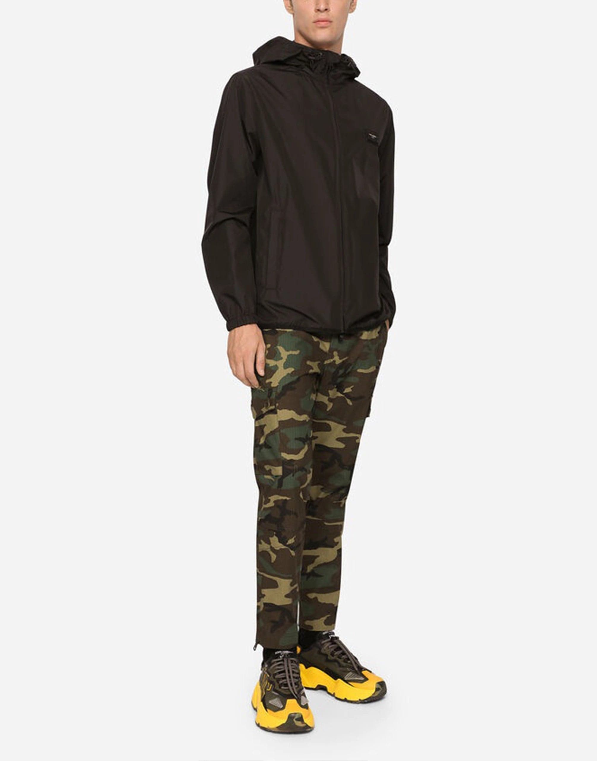 Dolce & Gabbana Logo-Appliqué Hooded Jacket