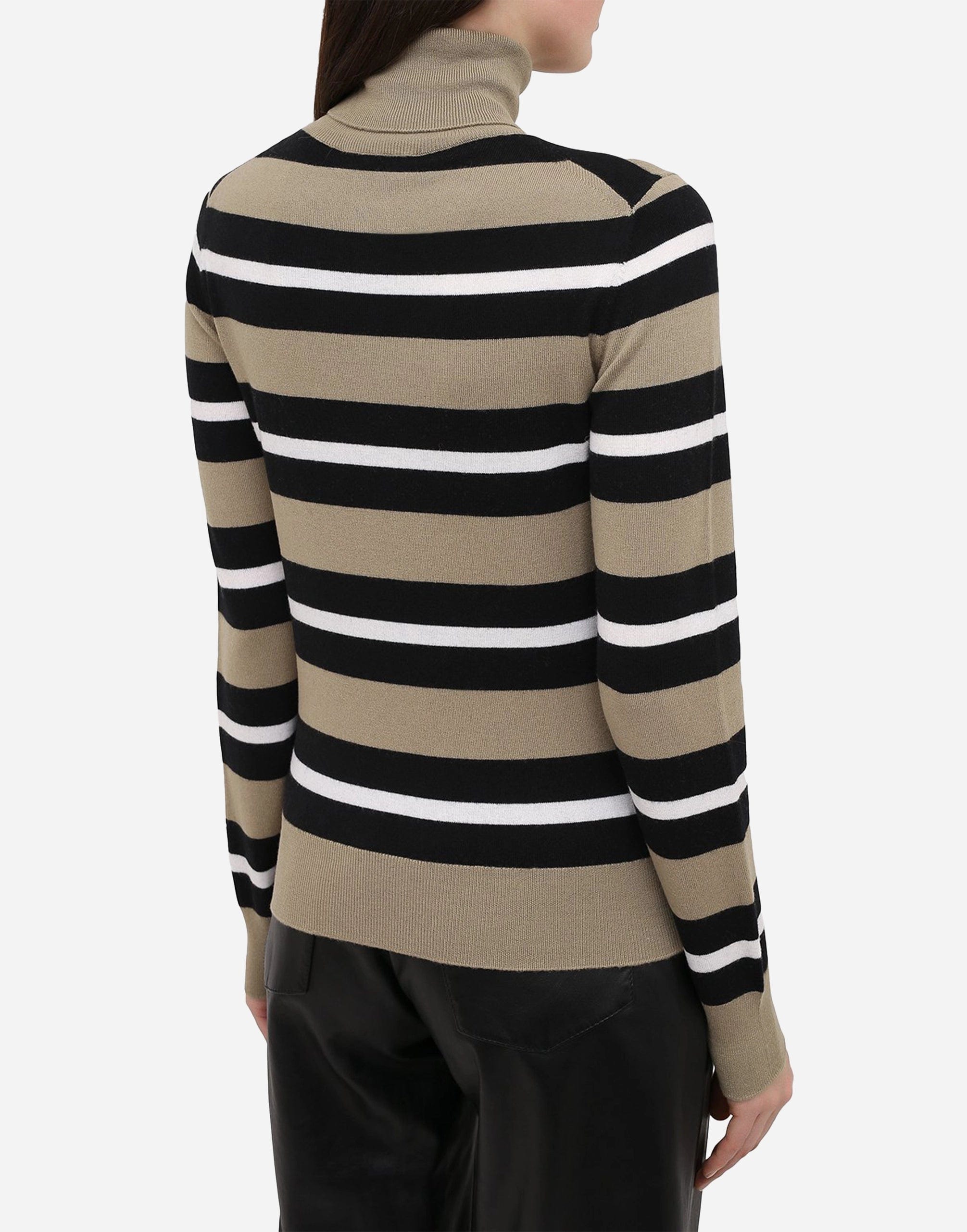Dolce & Gabbana Logo Crest Patch Knitted Sweater