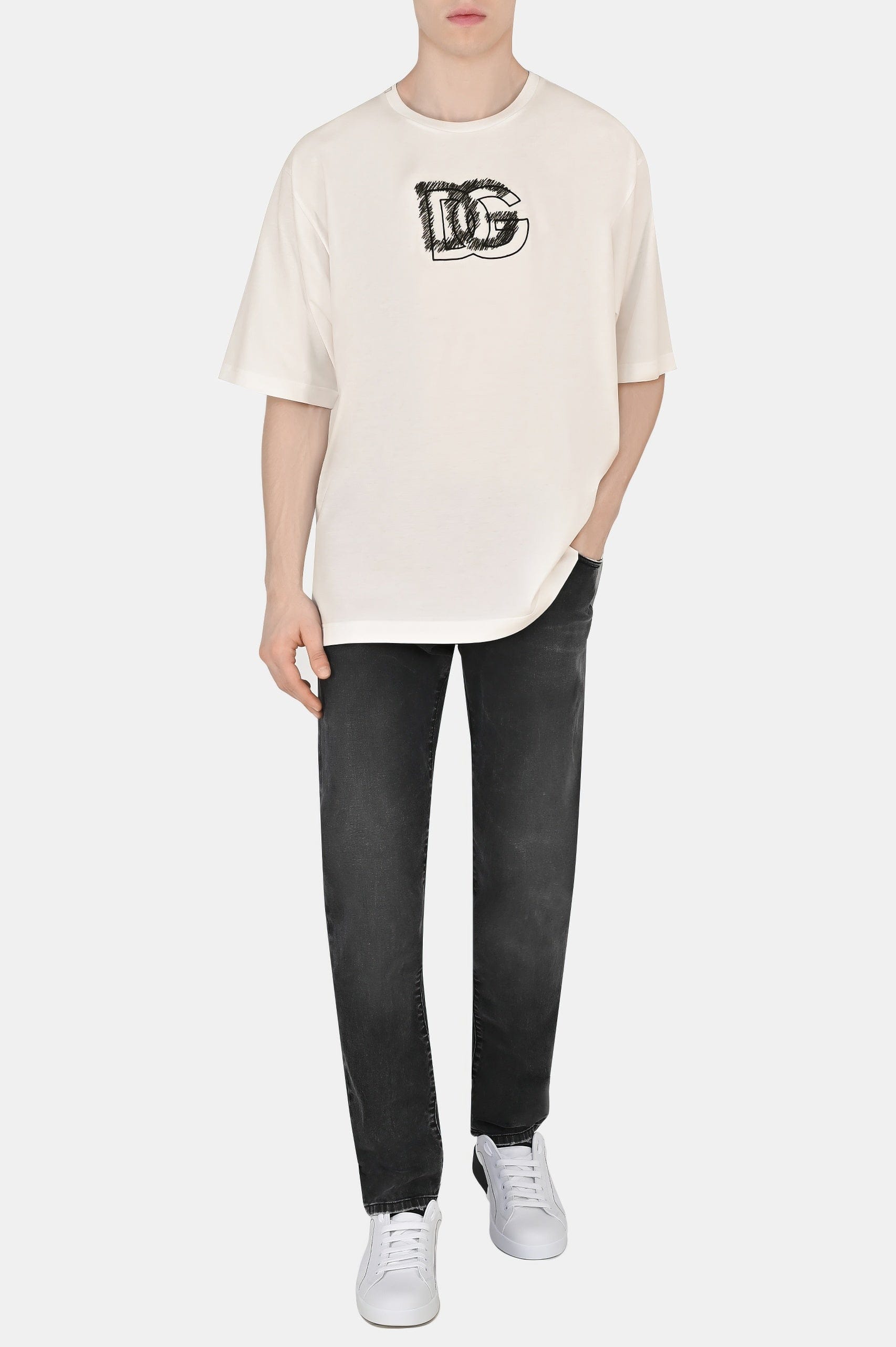 Dolce & Gabbana Logo Detailed T-Shirt