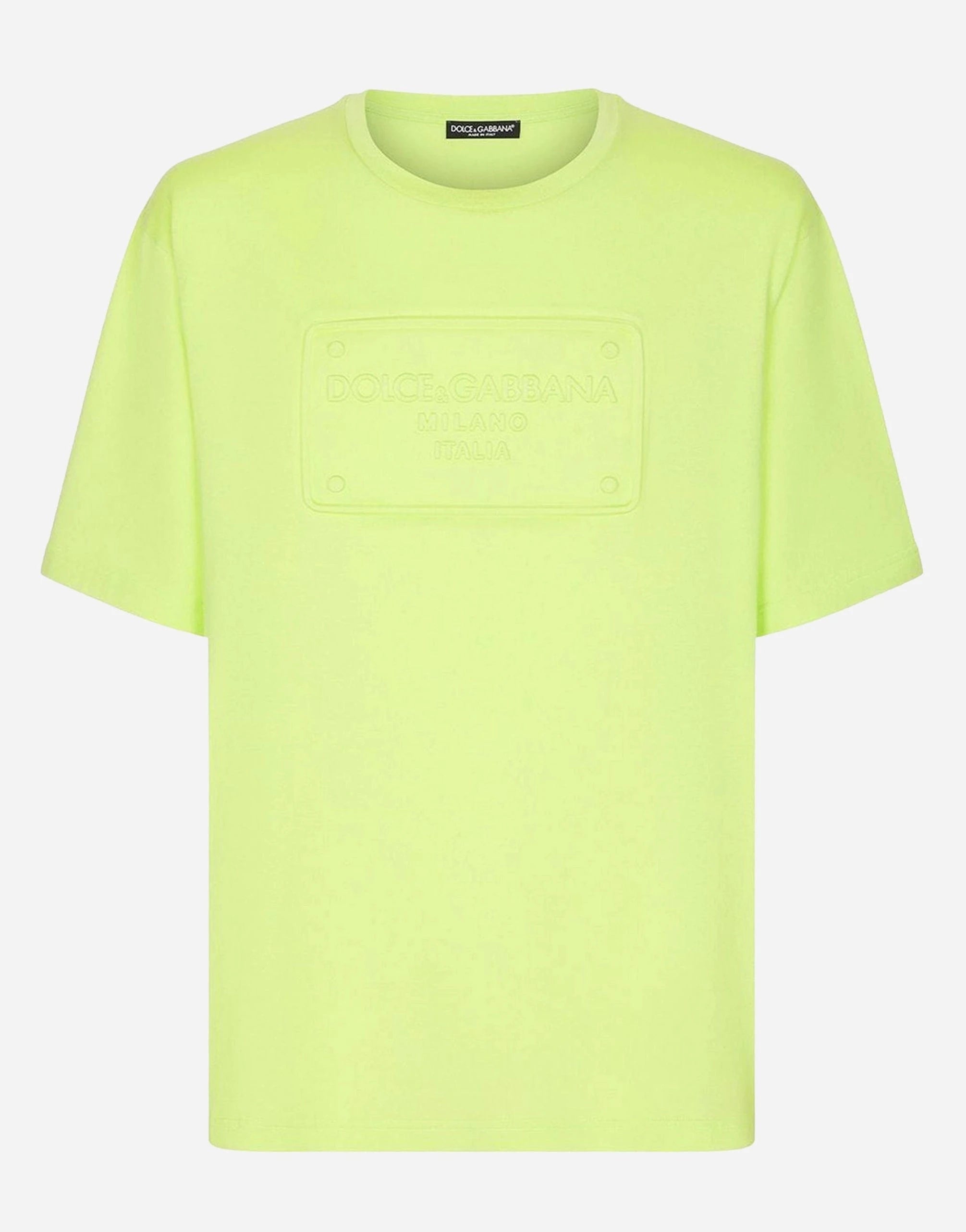 Dolce & Gabbana Logo-Embossed Cotton T-Shirt