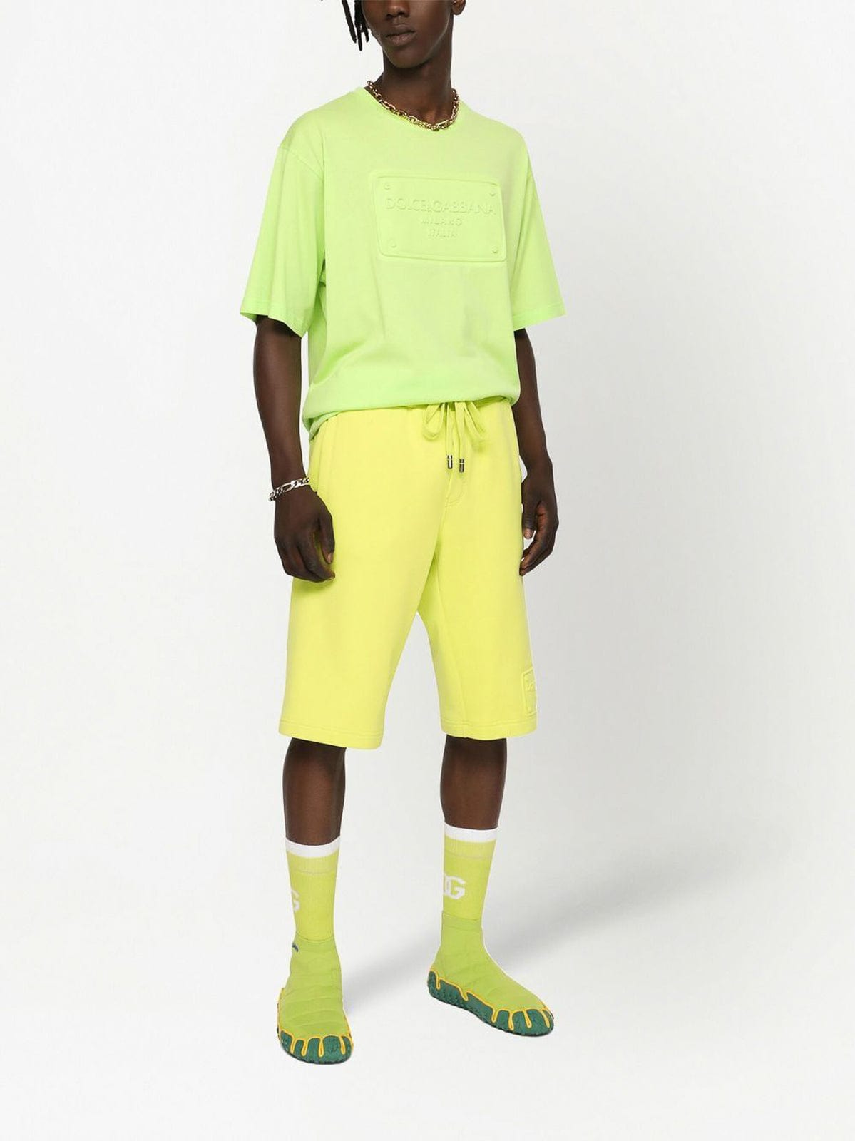 Dolce & Gabbana Logo-Embossed Cotton T-Shirt