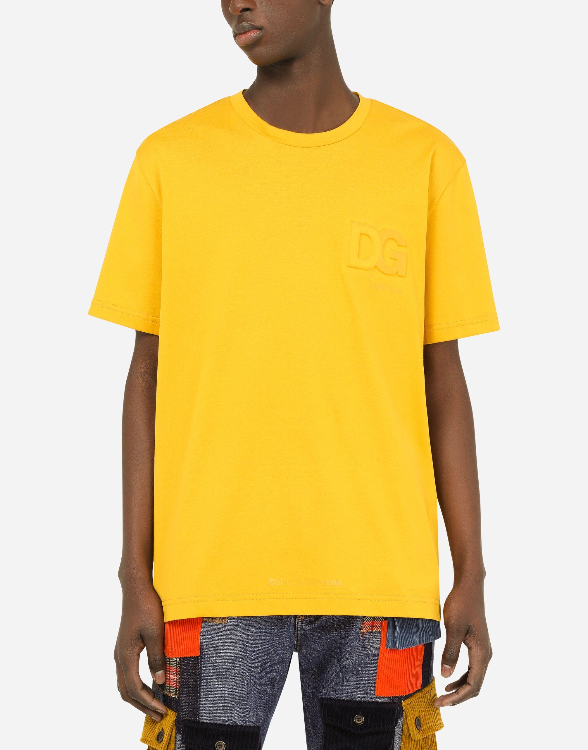 Dolce & Gabbana Logo-Embossed T-Shirt