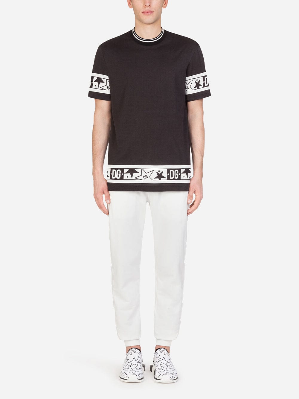 Dolce & Gabbana Logo Embroidered Sweatpants