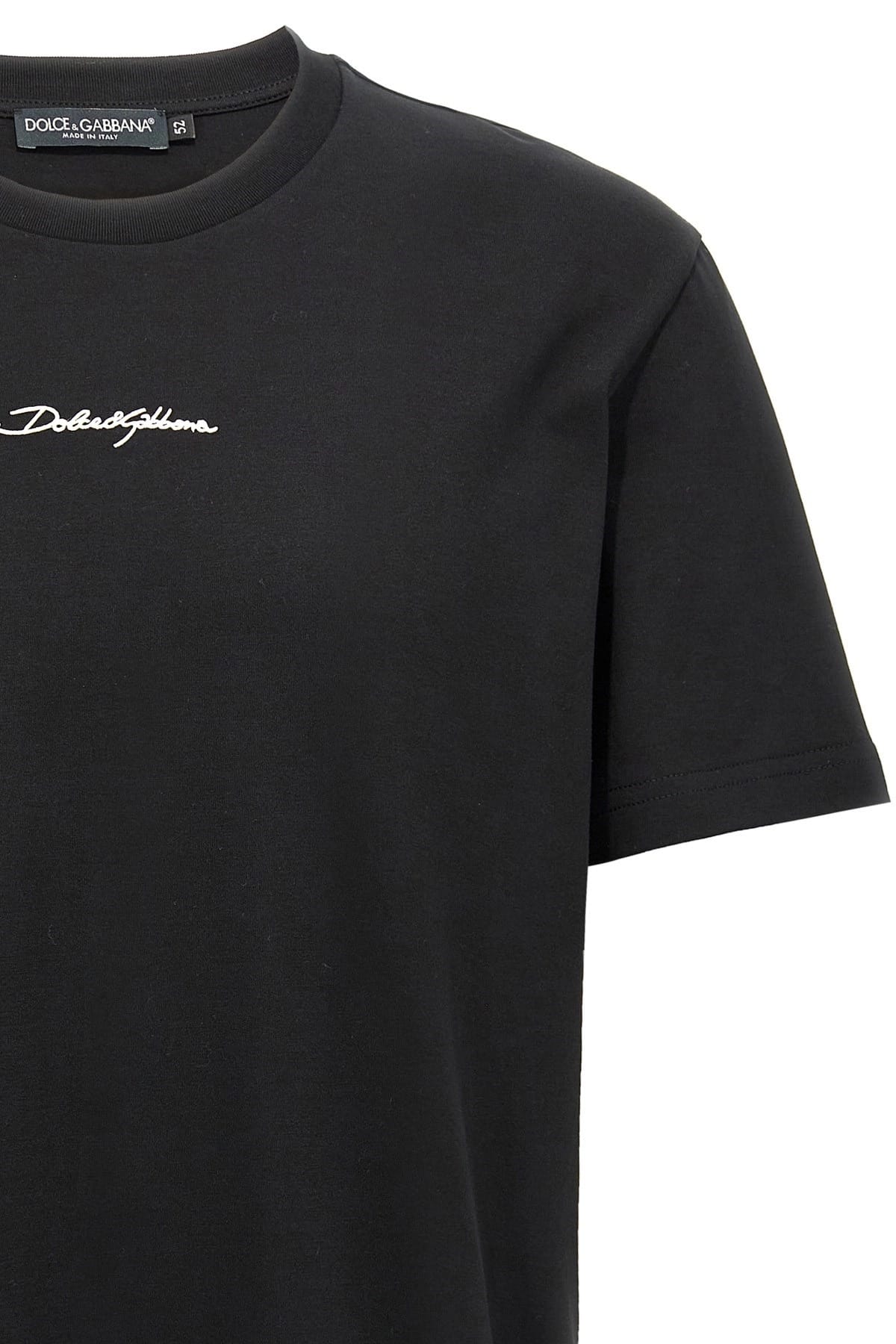 Dolce & Gabbana Dolce & Gabbana Logo Embroidery T-Shirt