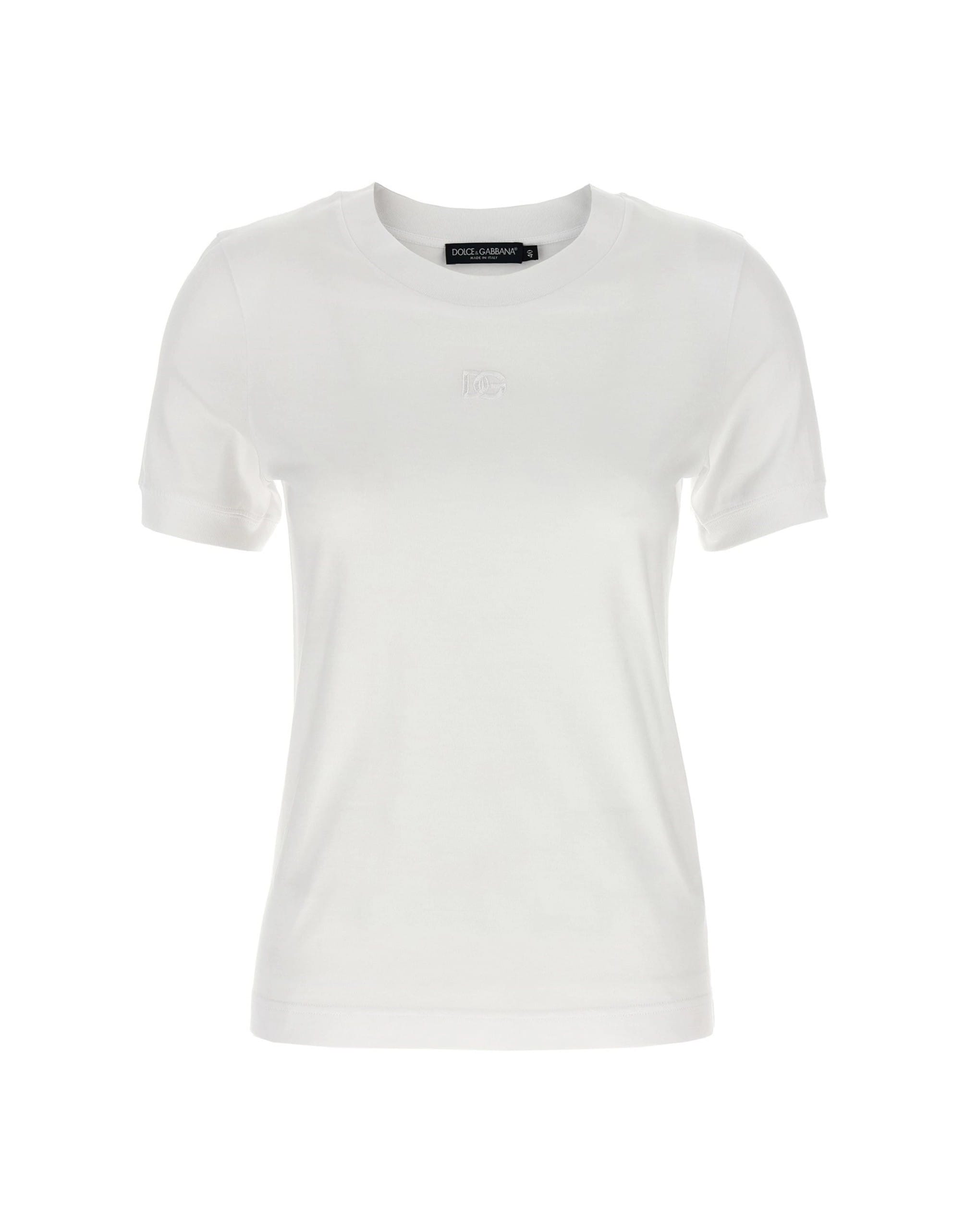 Dolce & Gabbana Dolce & Gabbana Logo Embroidery T-Shirt