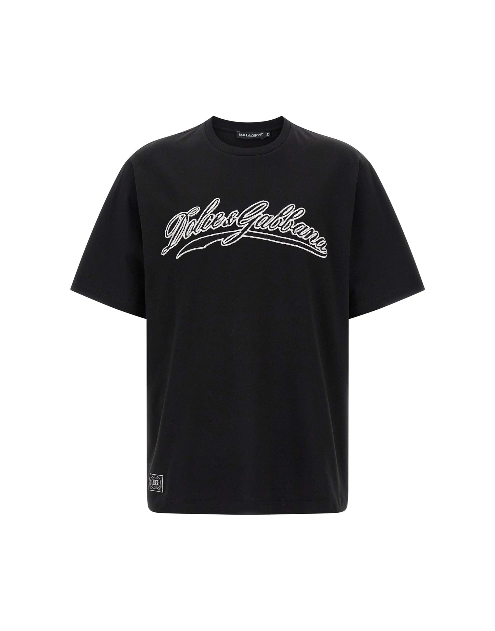 Dolce & Gabbana Dolce & Gabbana Logo Embroidery T-Shirt