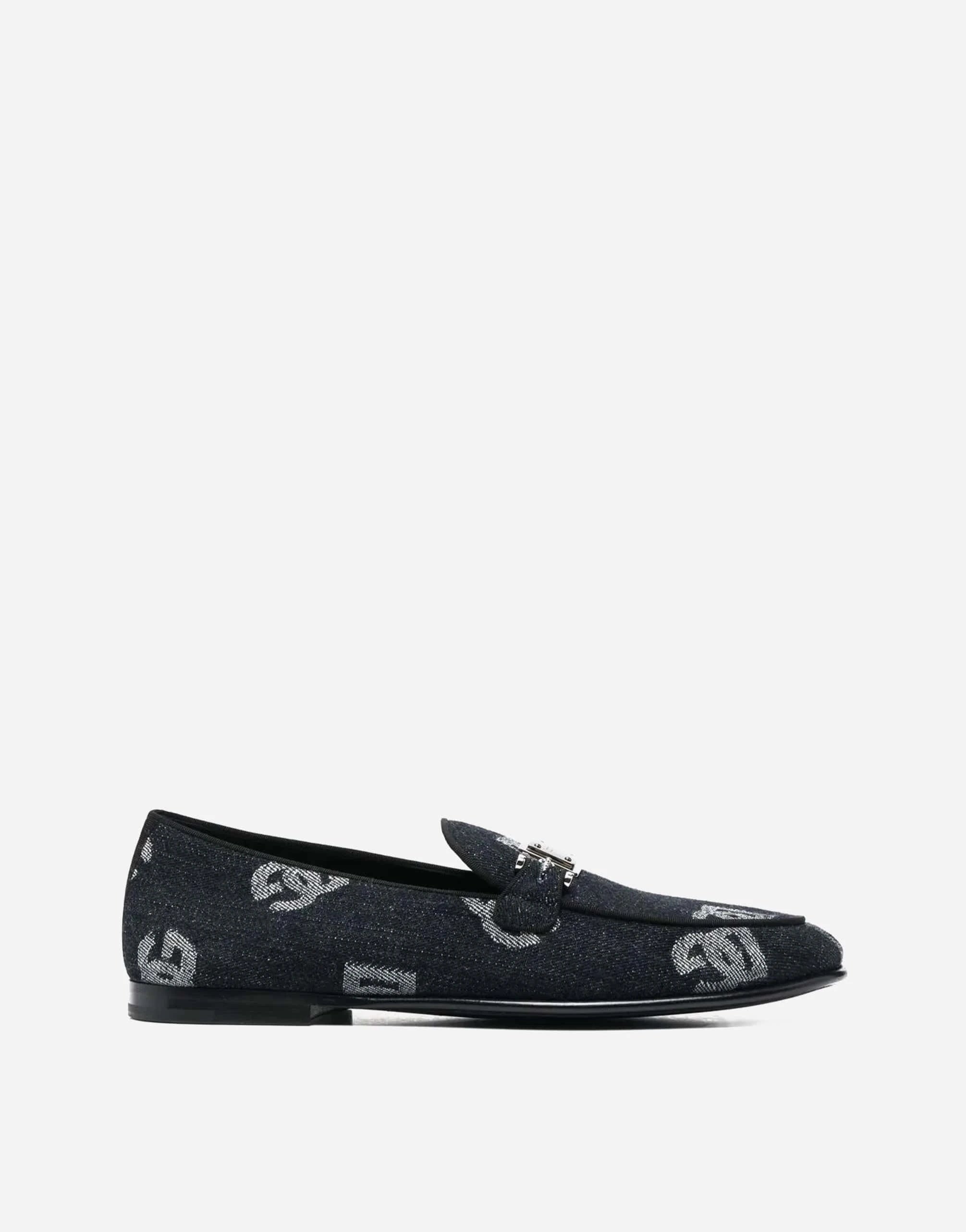 Dolce & Gabbana Logo-Jacquard Loafers