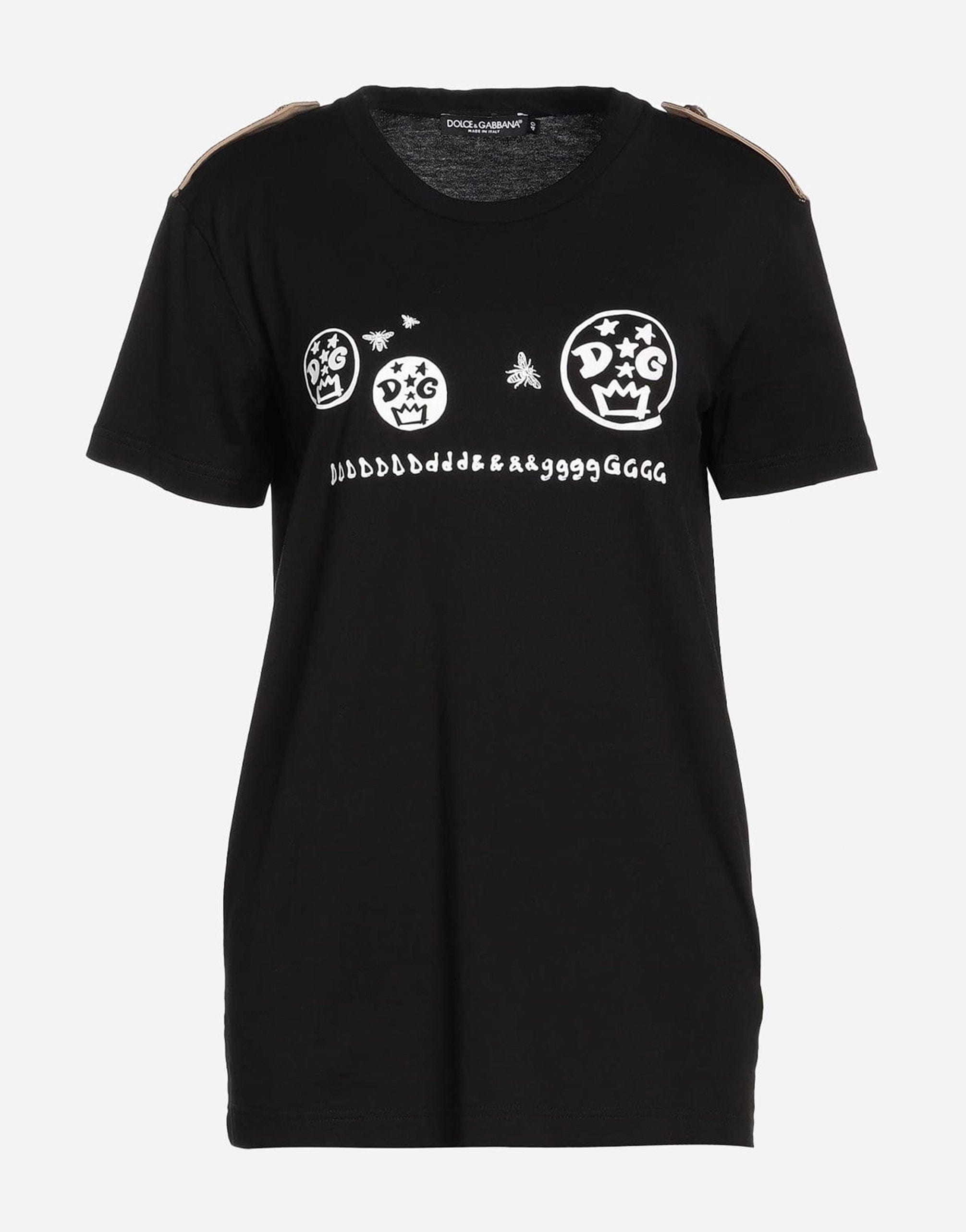 Dolce & Gabbana Logo Motif Crewneck T-shirt