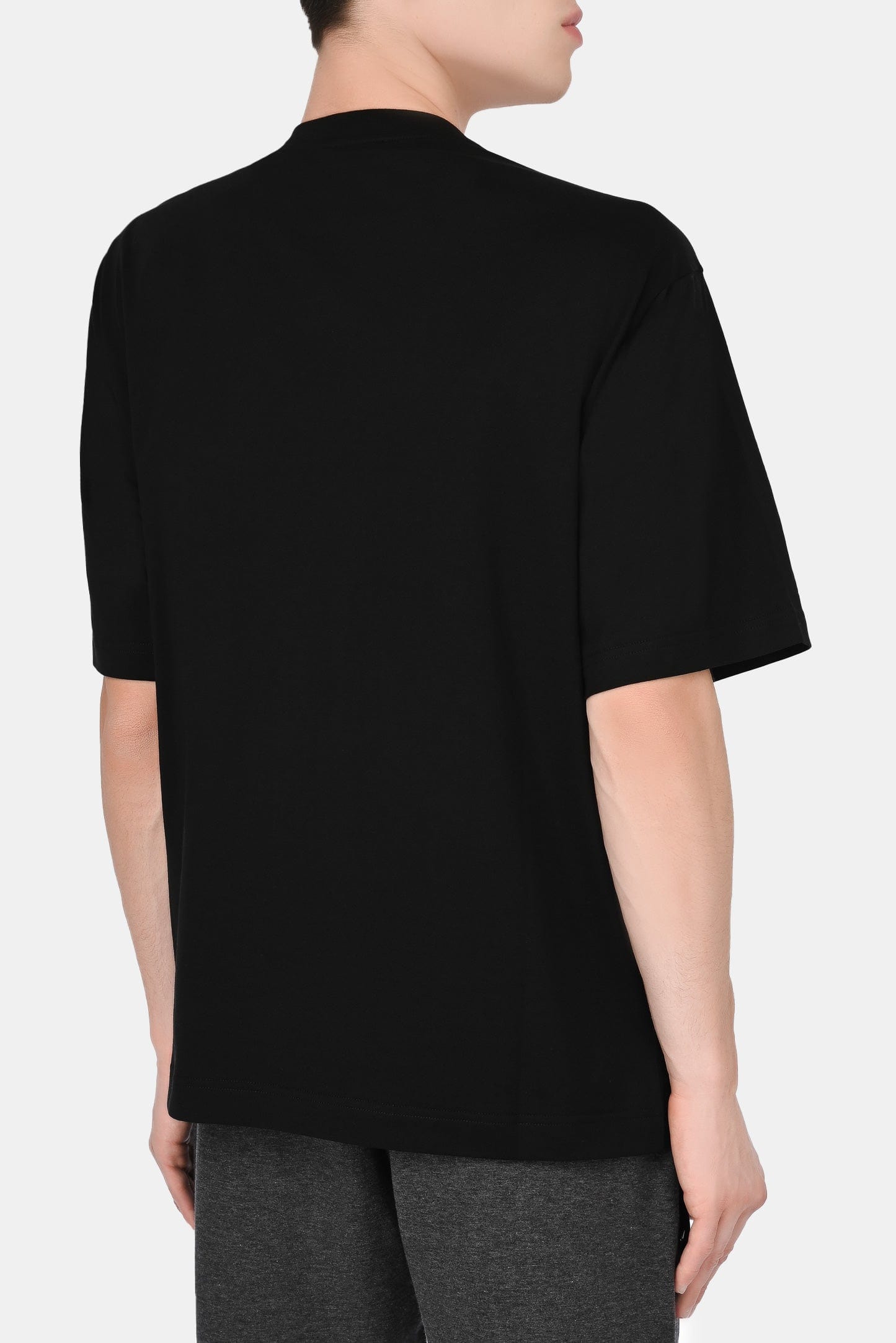 Dolce & Gabbana Logo Patch Crewneck T-Shirt