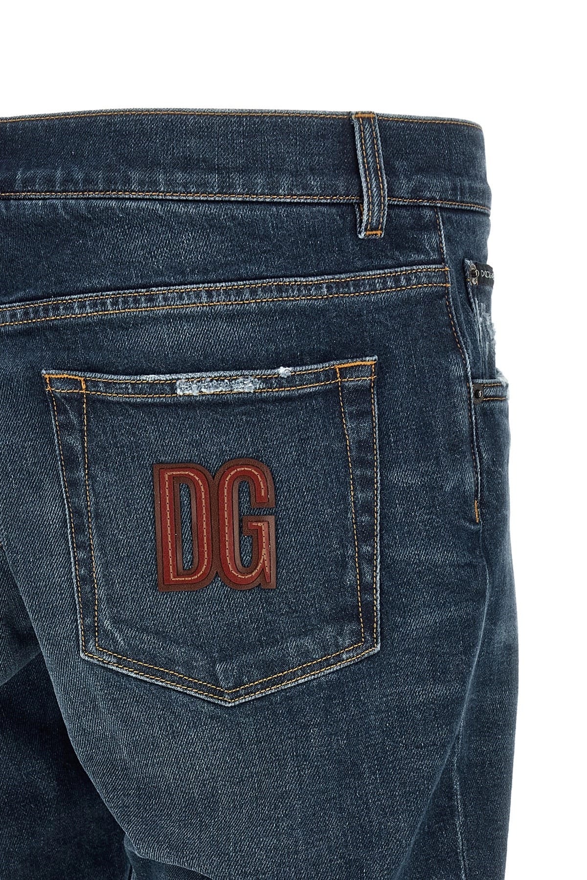 Dolce & Gabbana Dolce & Gabbana Logo Patch Jeans