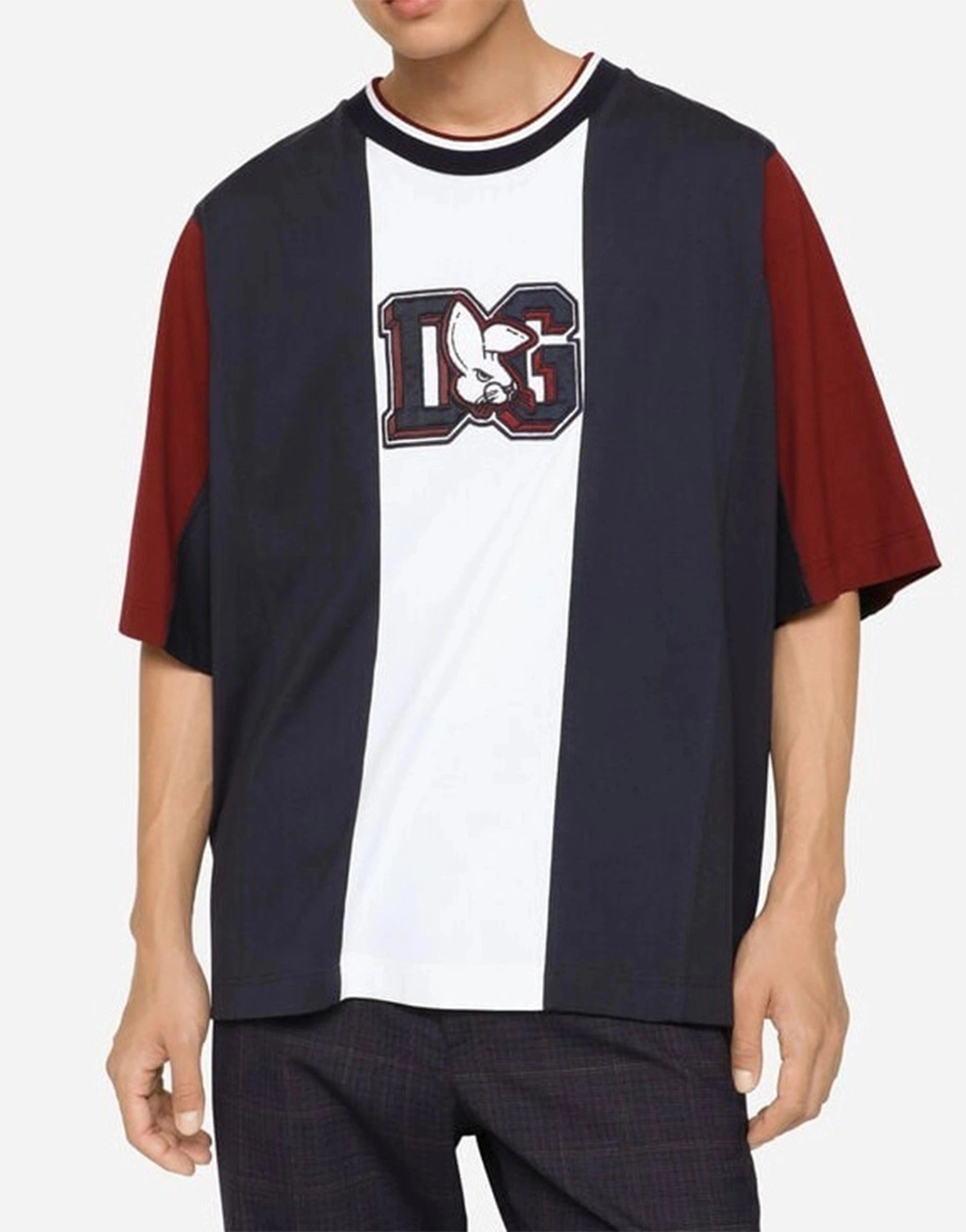 Dolce & Gabbana Logo-Patch Short-Sleeve T-Shirt