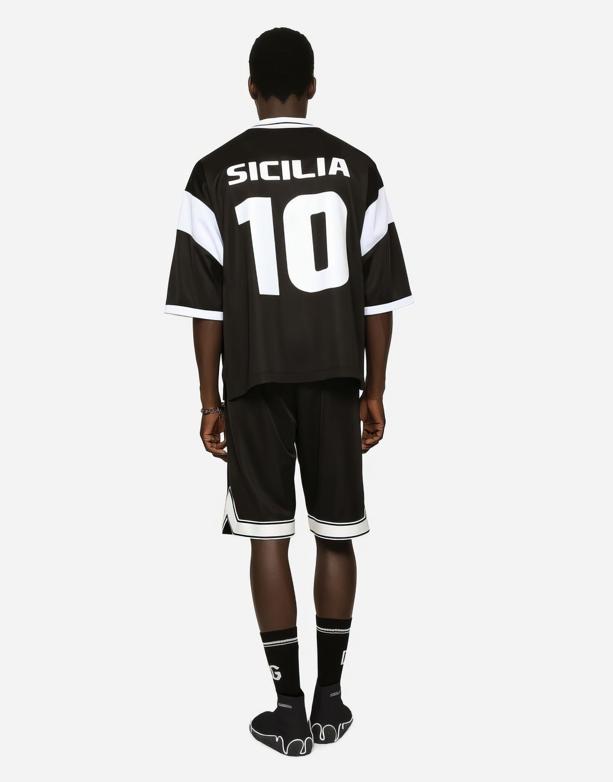 Dolce & Gabbana Logo Patch Technical Jogging Shorts