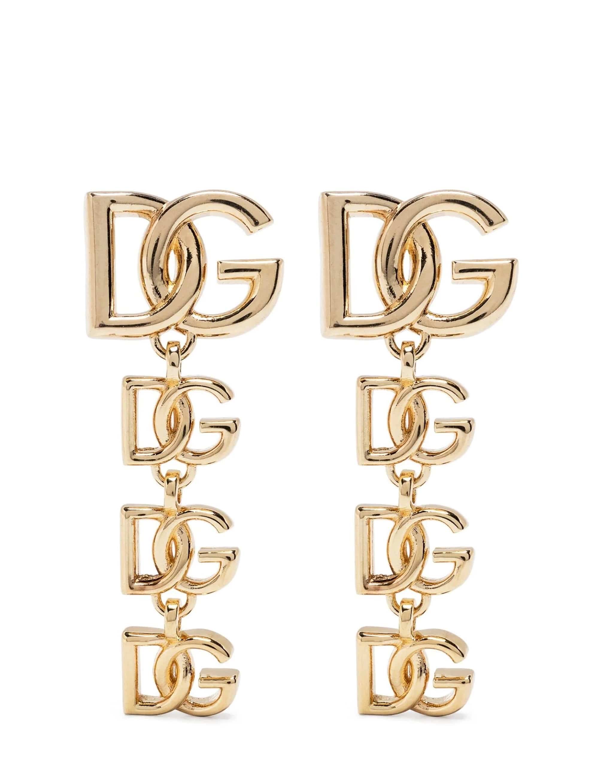Dolce & Gabbana Dolce & Gabbana Logo Pendant Earrings