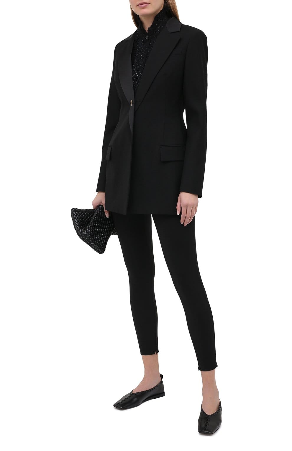 Dolce & Gabbana Logo Plaque Amore Trousers - alternate view