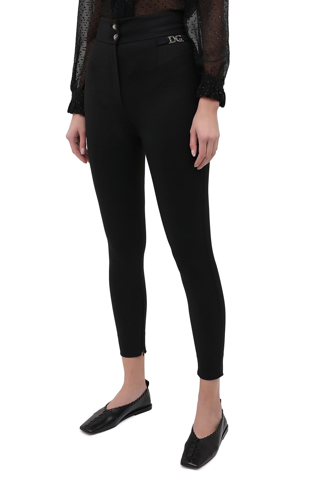Dolce & Gabbana Dolce & Gabbana Logo Plaque Amore Trousers