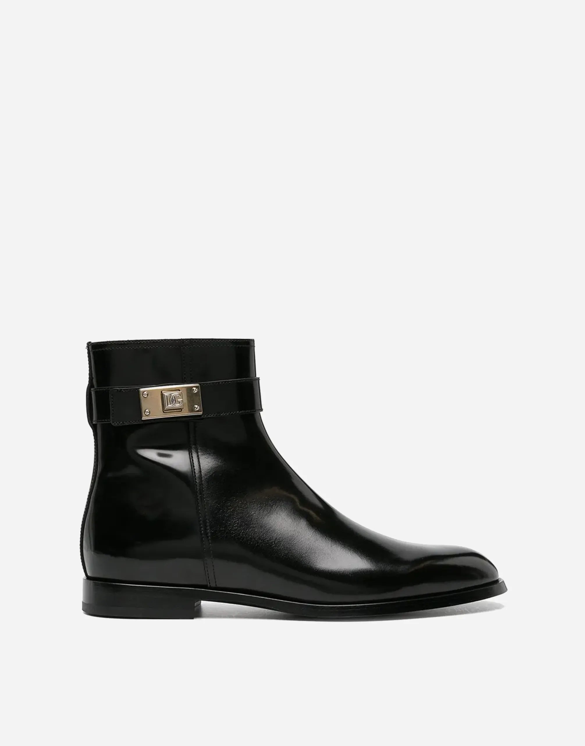 Dolce & Gabbana Dolce & Gabbana Logo Plaque Ankle Boots
