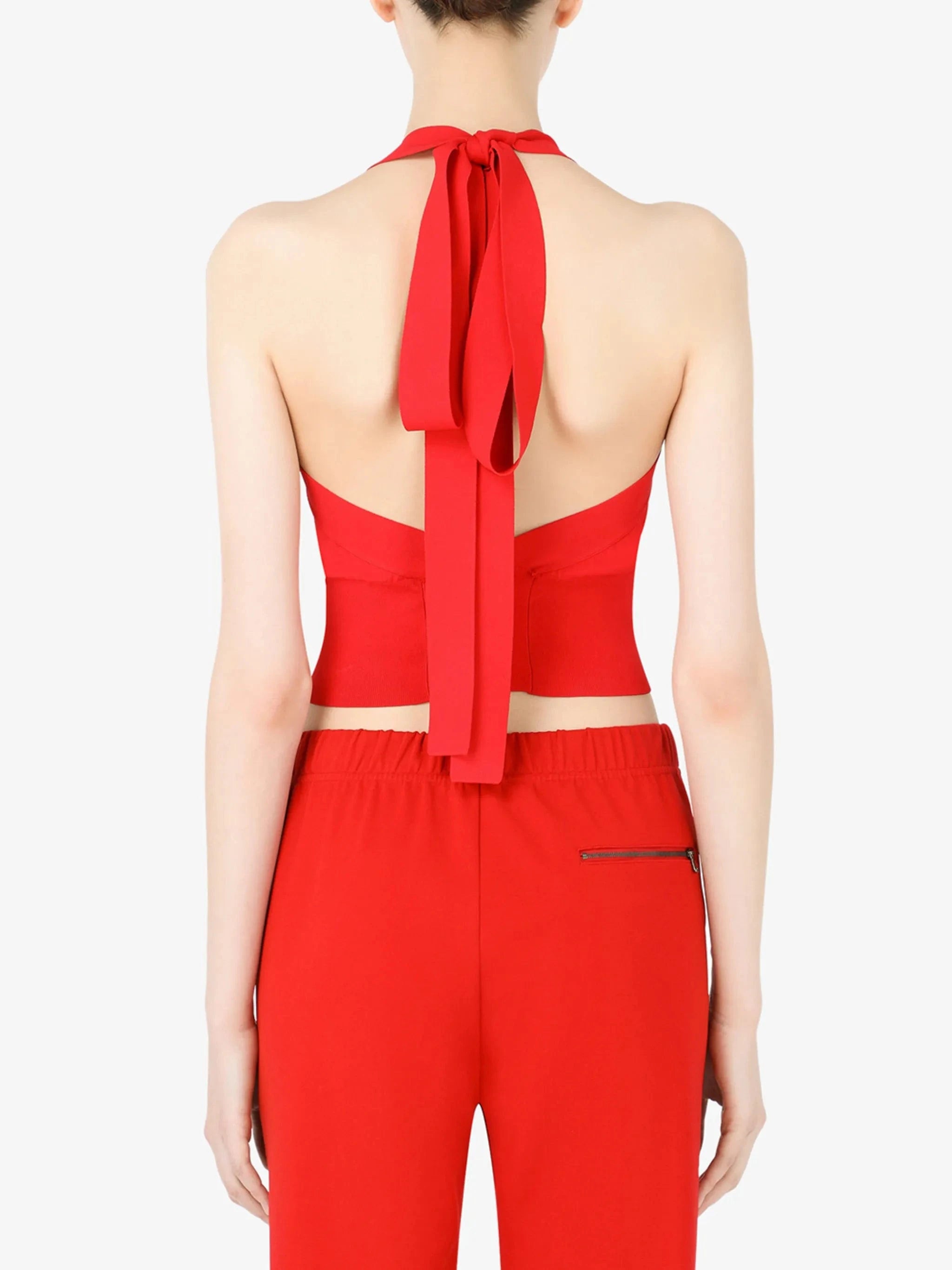 Dolce & Gabbana Logo-Plaque Crop Top